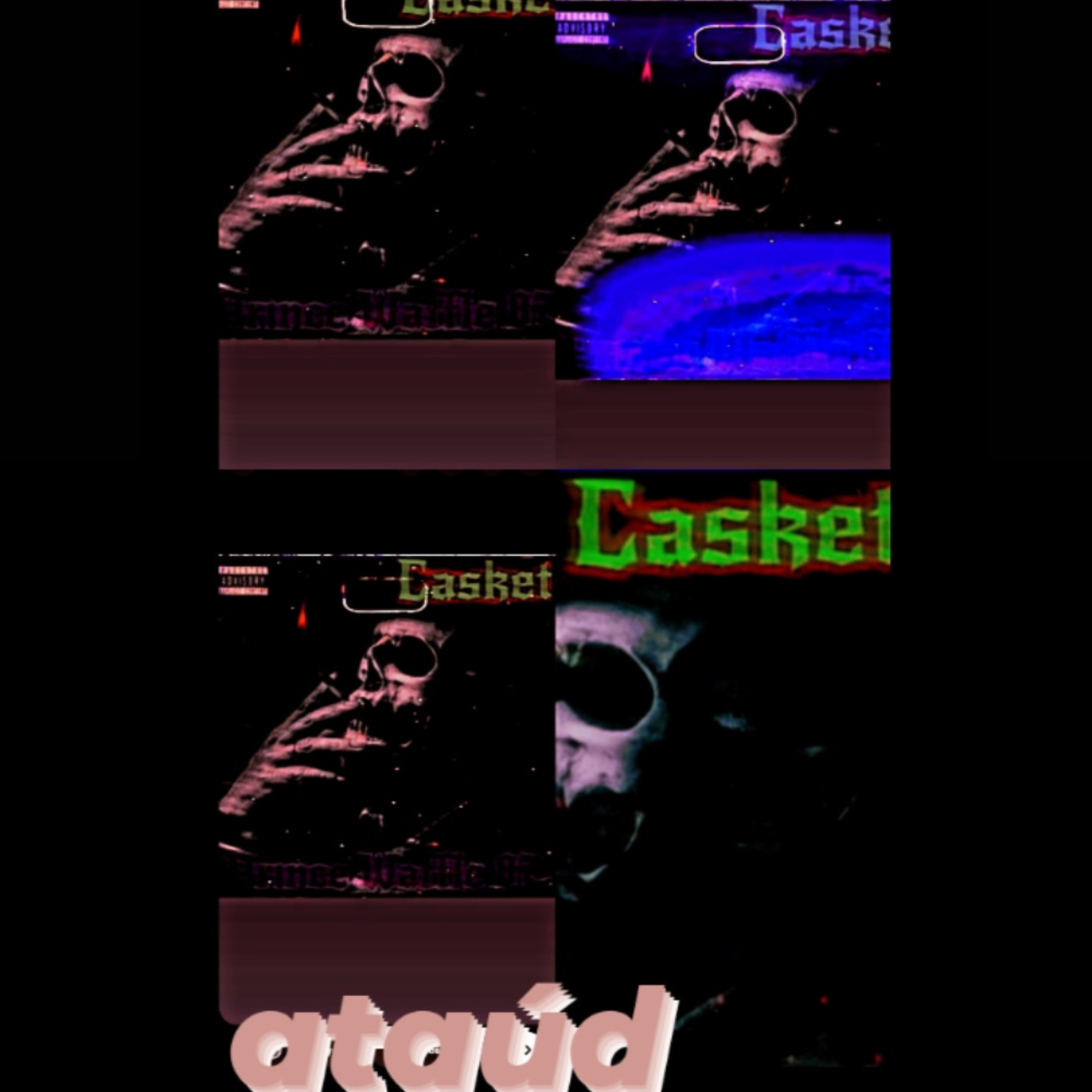 ataúd/"CASKET" artwork