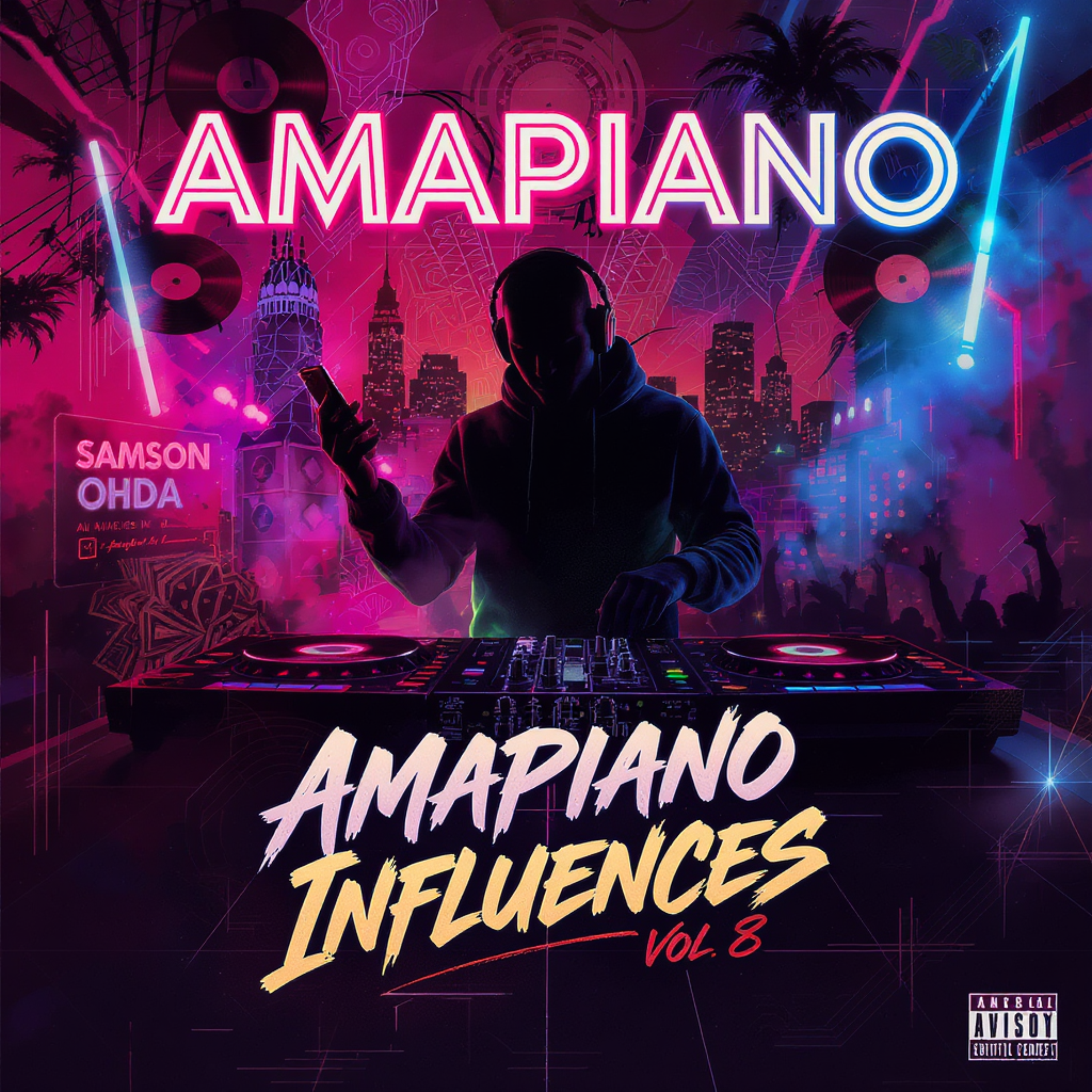Amapiano Influences Vol 8 artwork