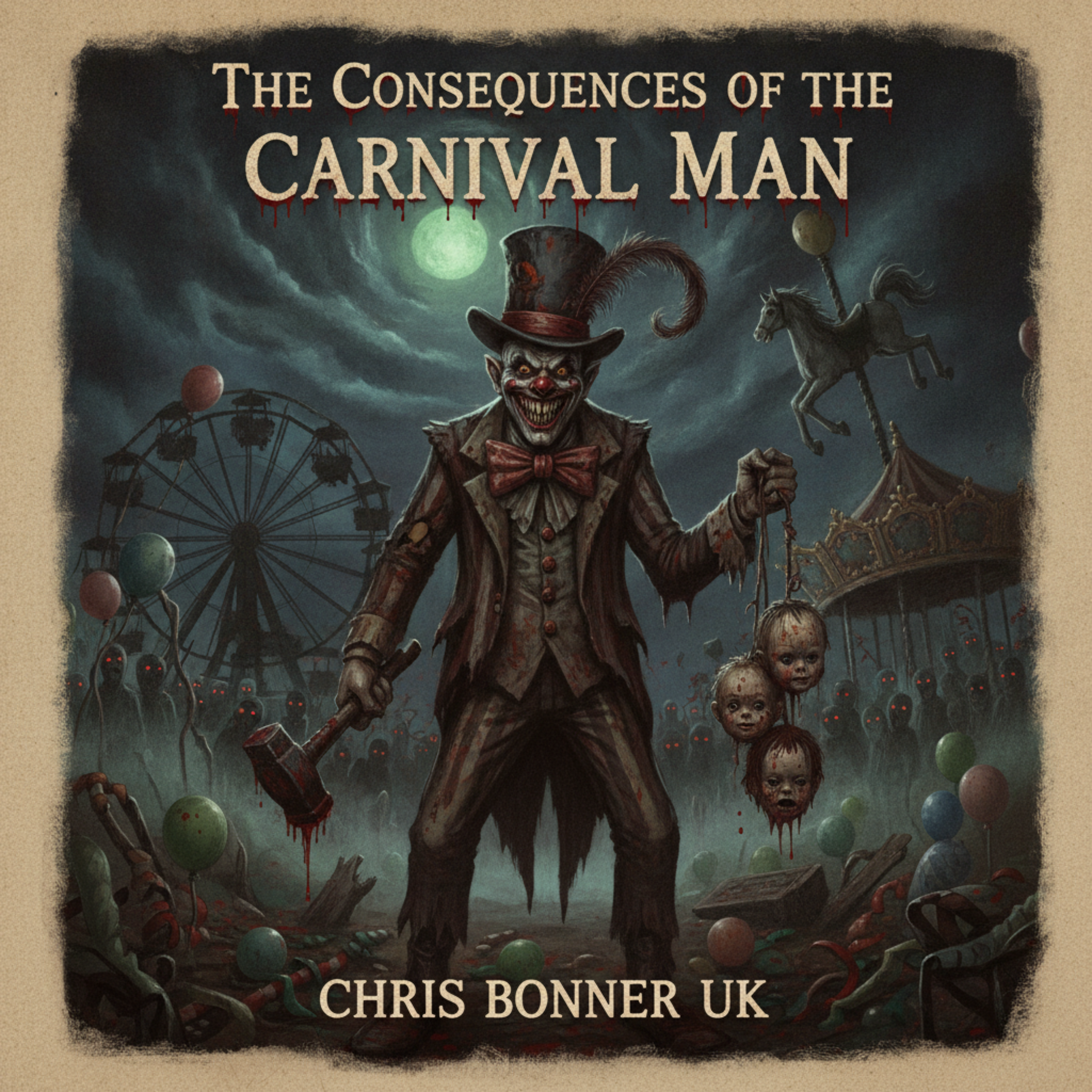 The Consequences Of The Carnival Man by Chris Bonner UK cover art