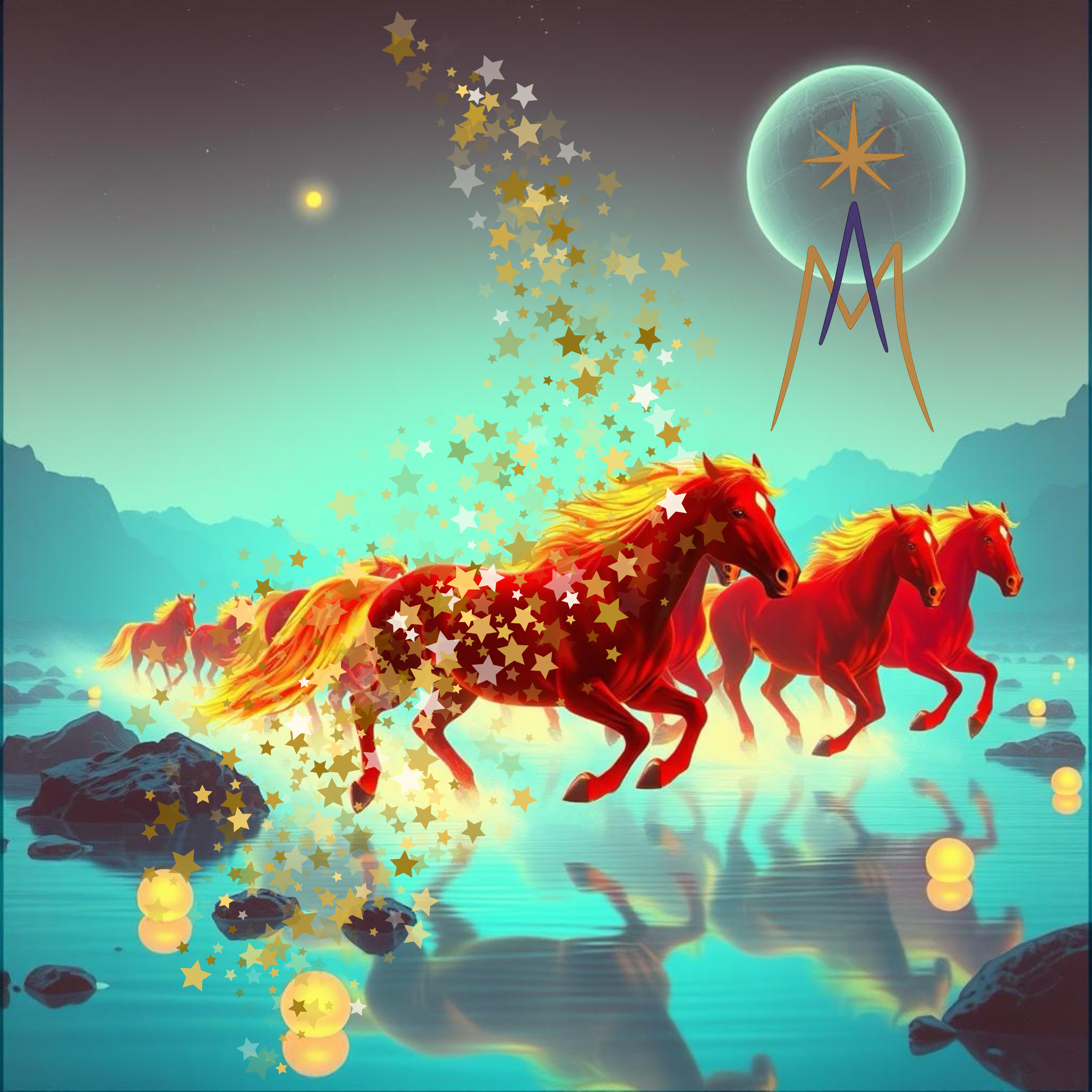 Fire Mustangs artwork