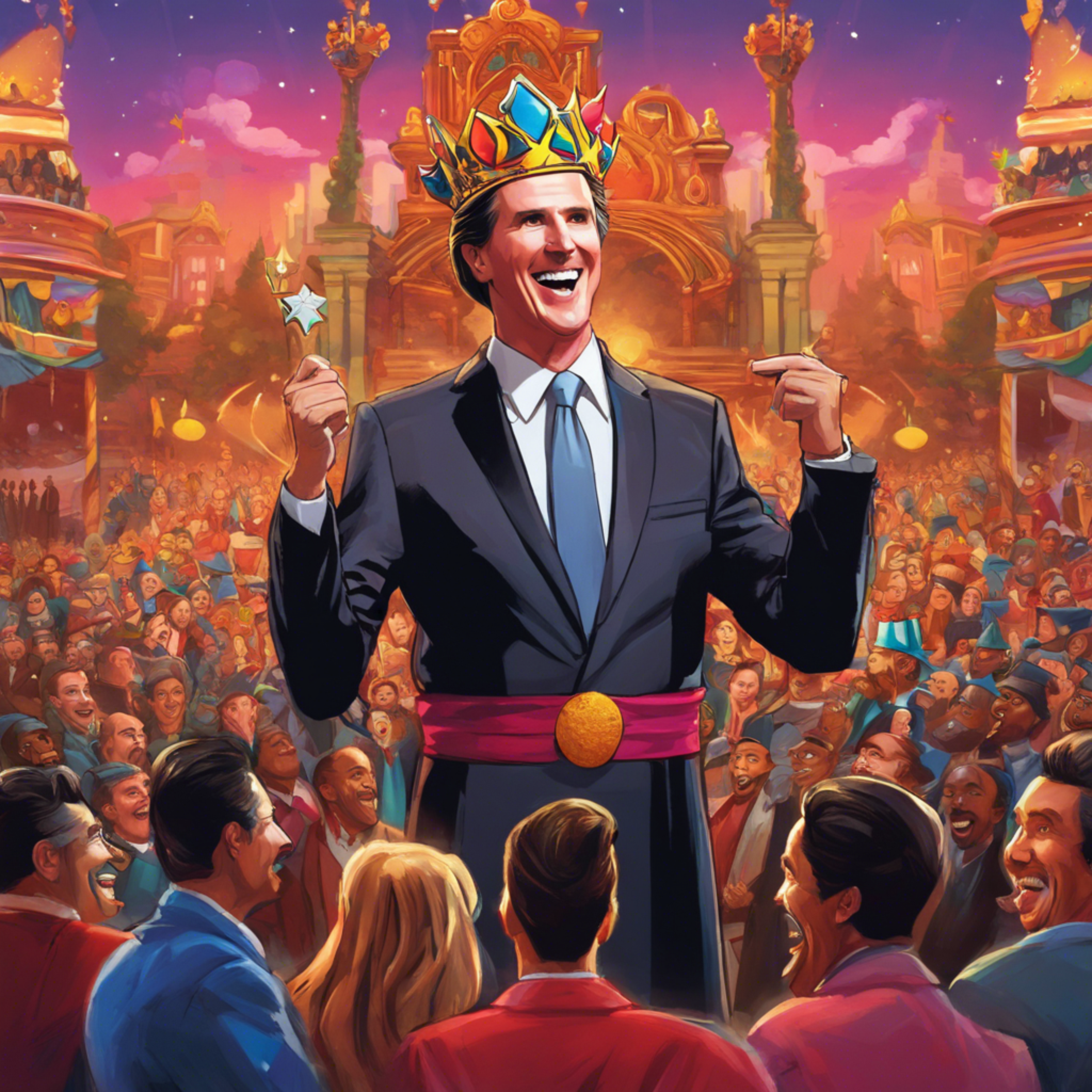 Despicable Newsom artwork
