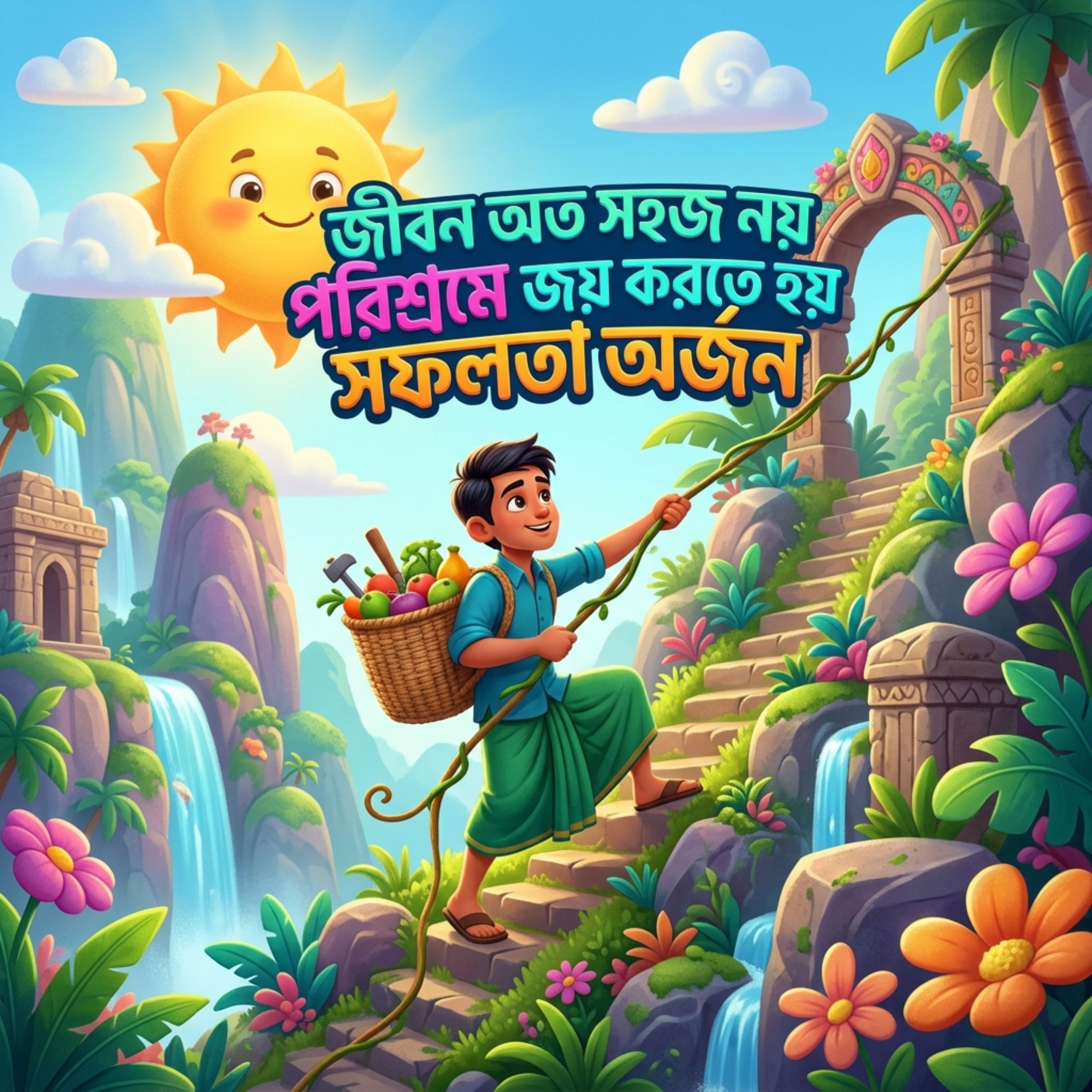 জীবন অত সহজ নয় পরিশ্রমে জয় করতে হয় সফলতা অর্জন Jibon Oto Shohoj Noy Porishrome Joy Korte Hoy Sofolota Orjon by Mubin TusHar cover art