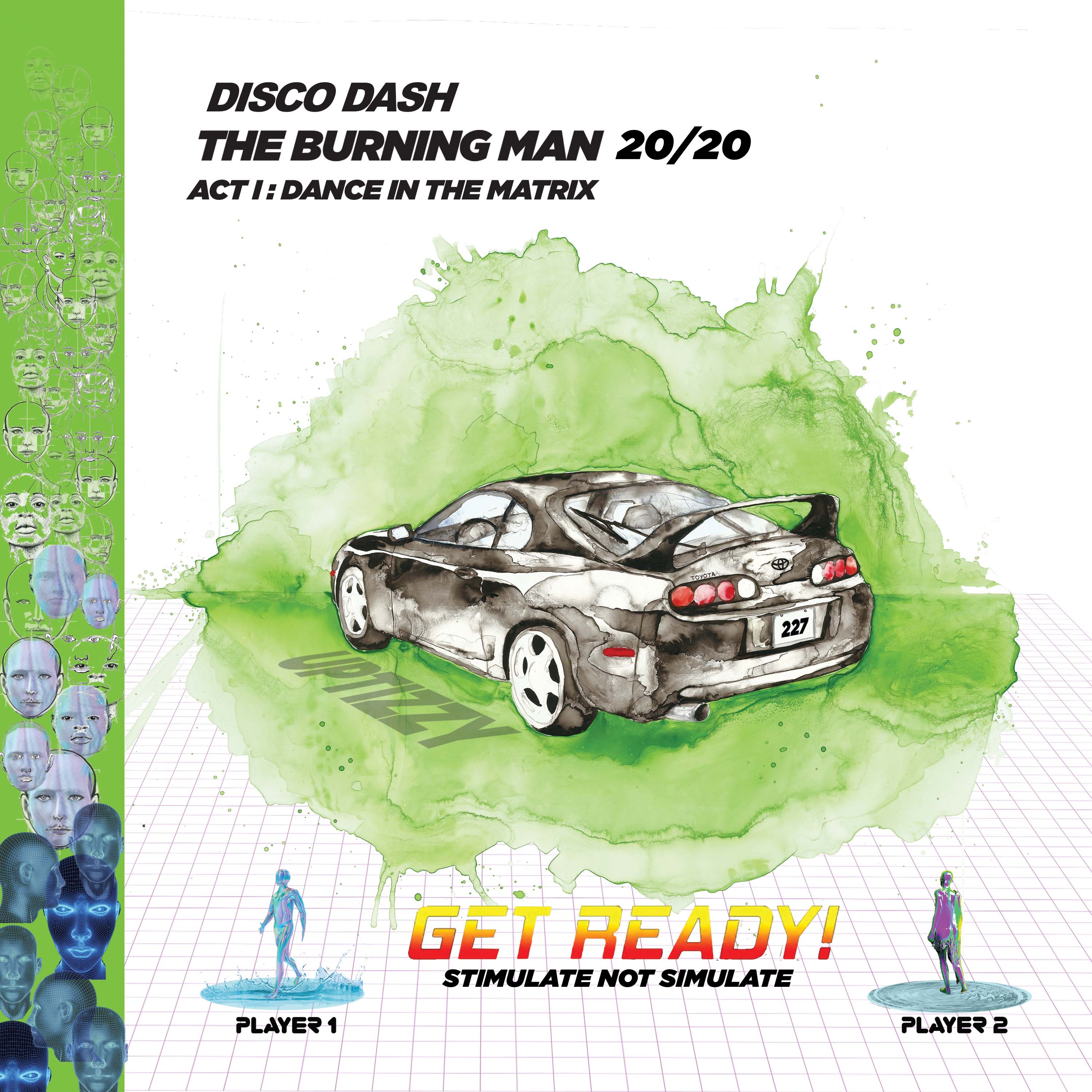 The Burning Man 20/20 ACT I: DANCE IN THE MATRIX (2019) artwork