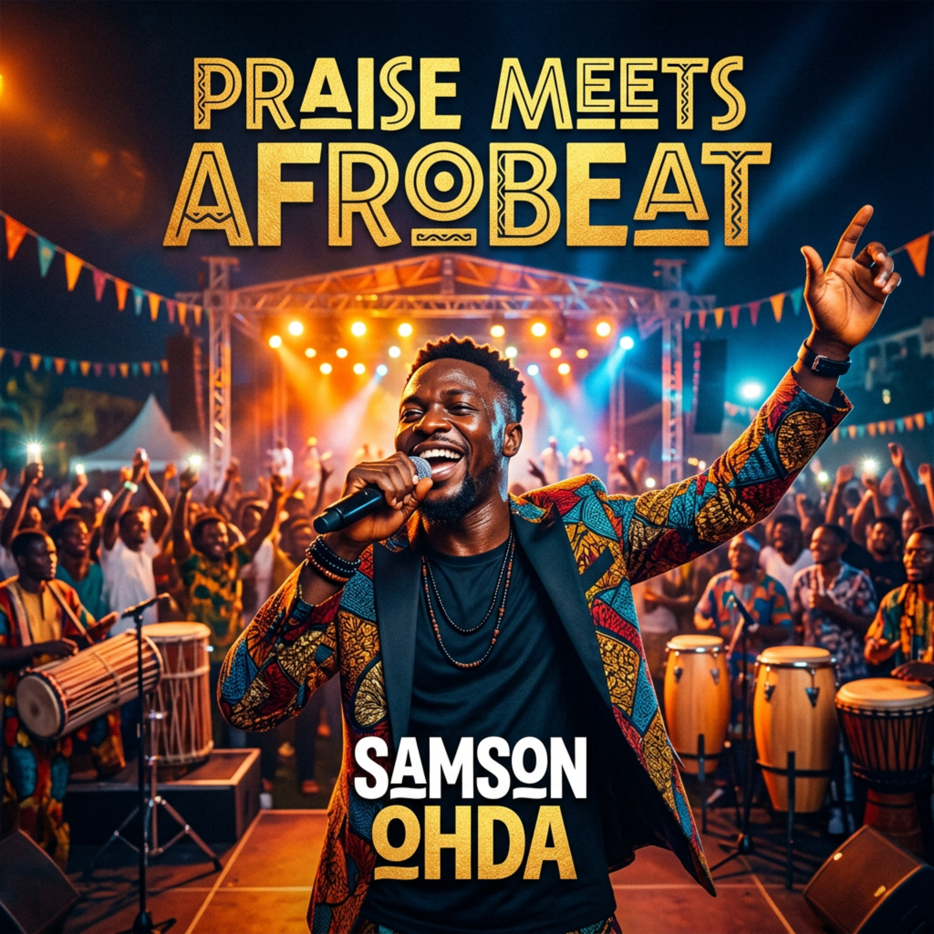 Praise Meets Afrobeat by Samson Ohda  cover art