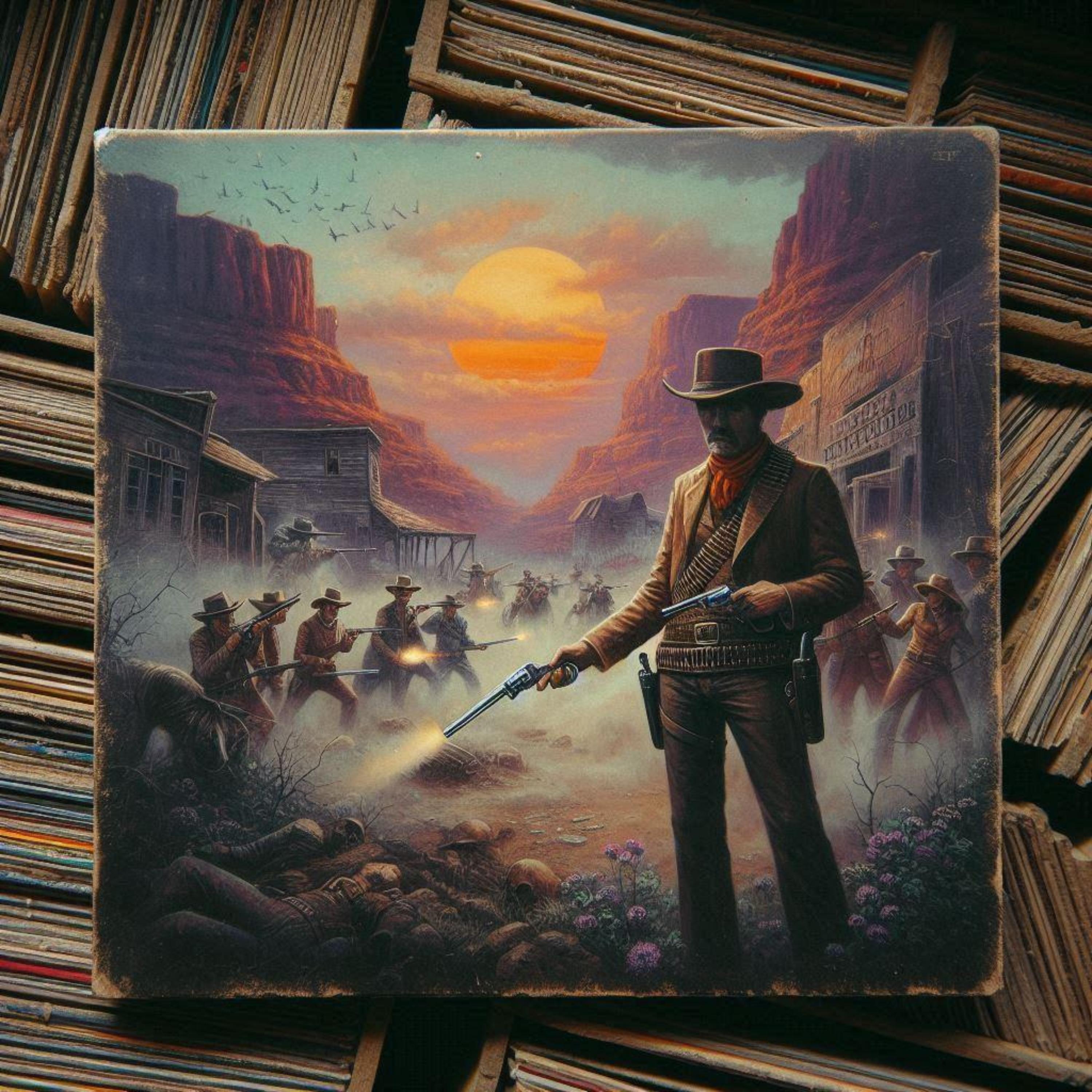 Gunfight at the old corral artwork