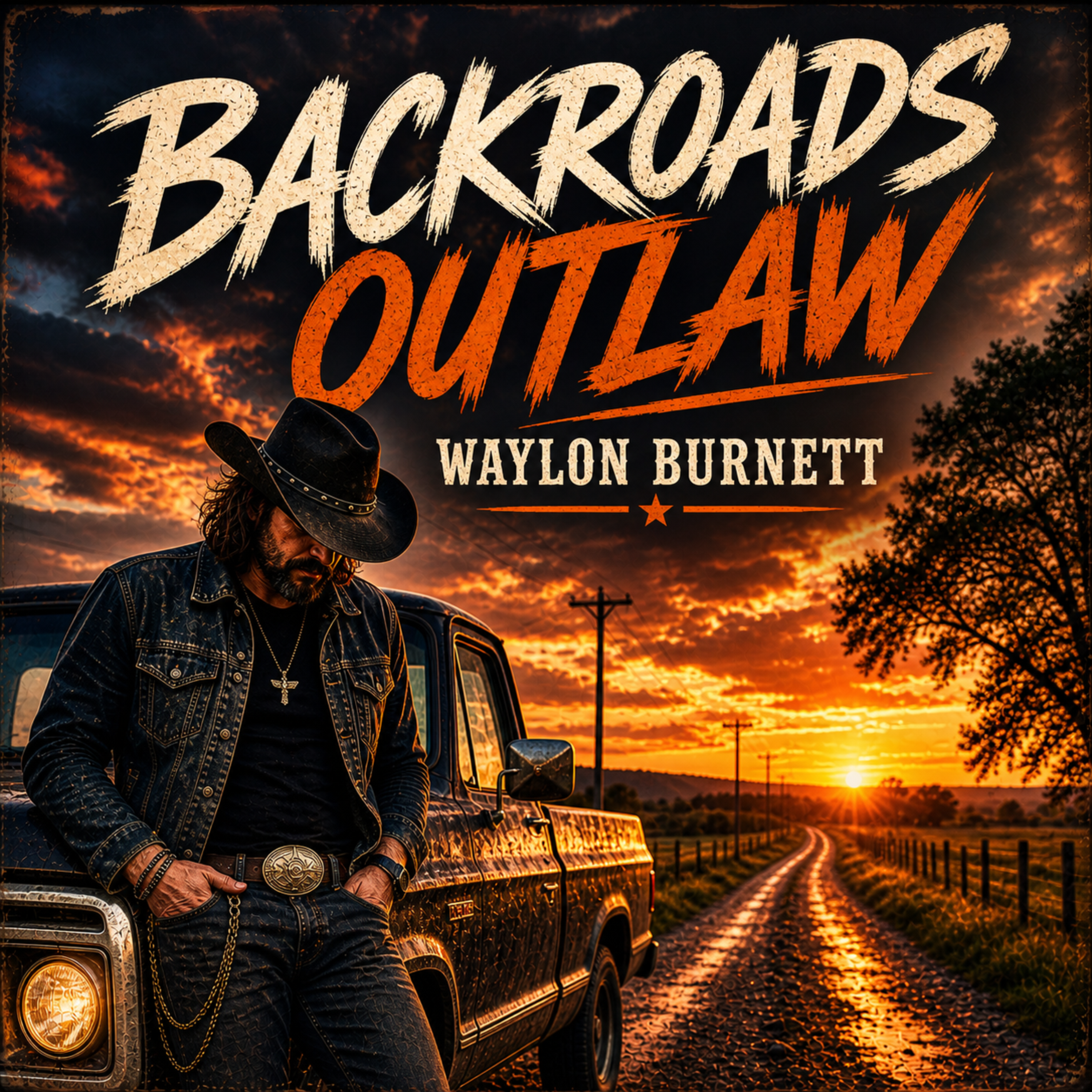 Backroads Outlaw by waylon Burnett cover art