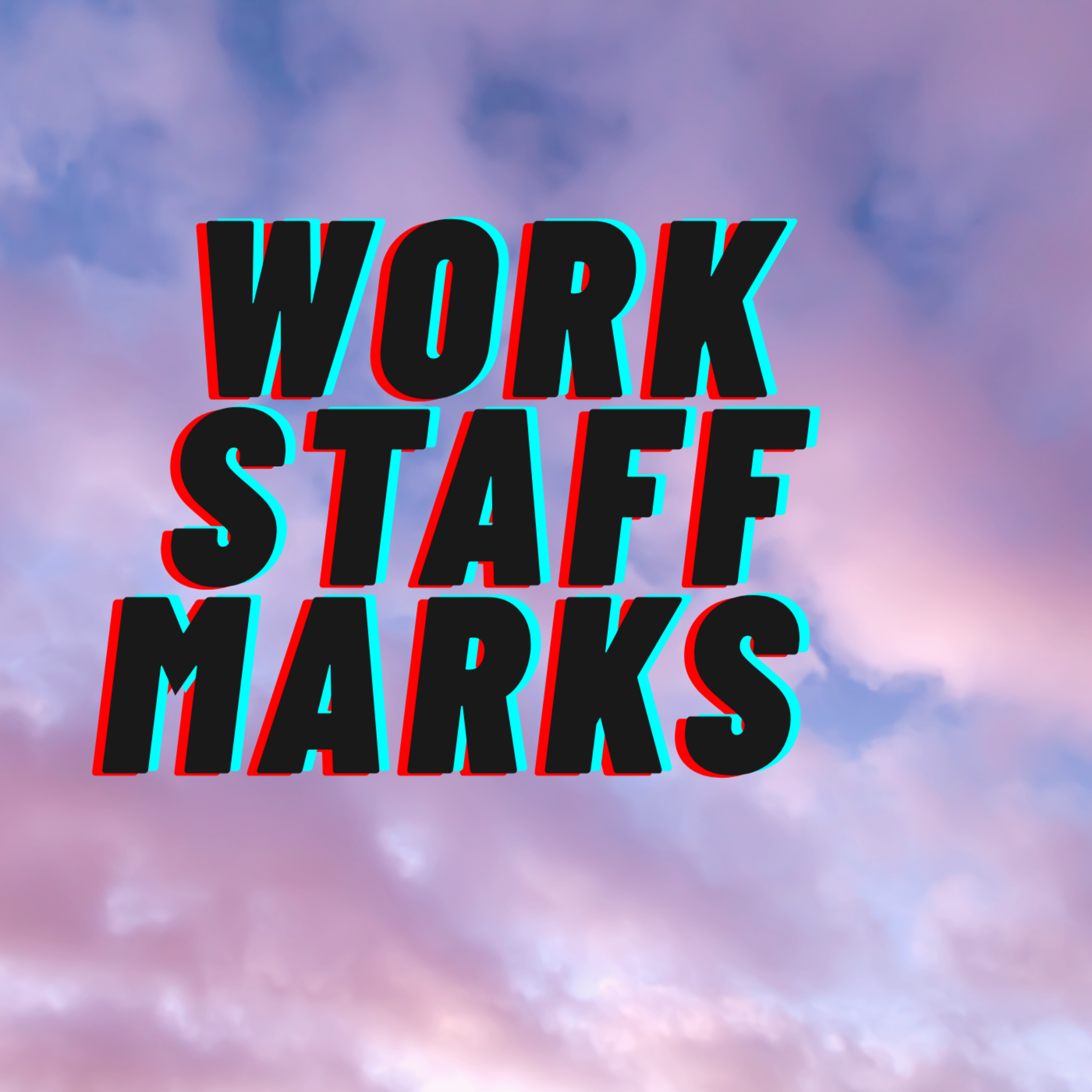 work staff marks artwork