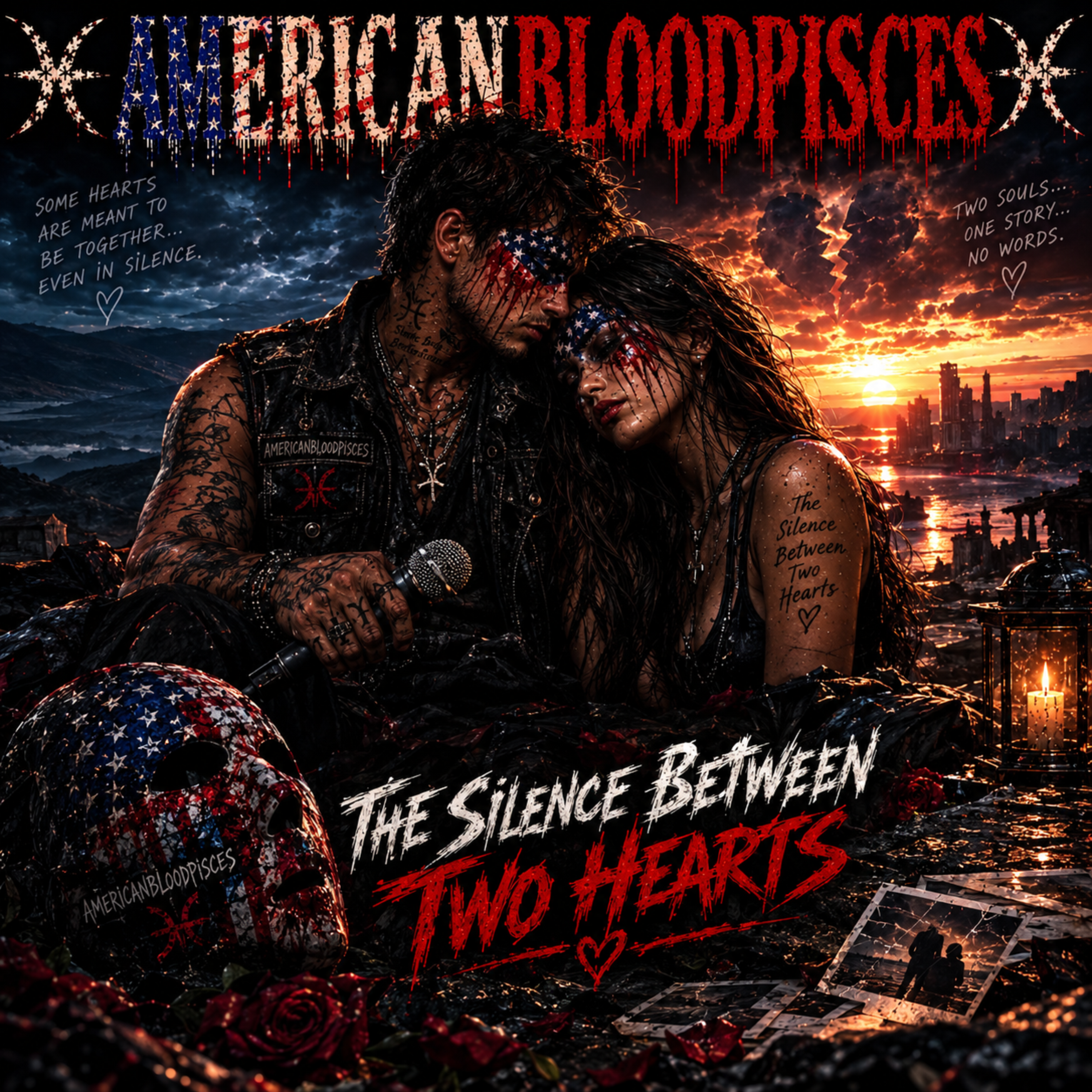 The Silence Between Two Hearts by Americanbloodpisces cover art