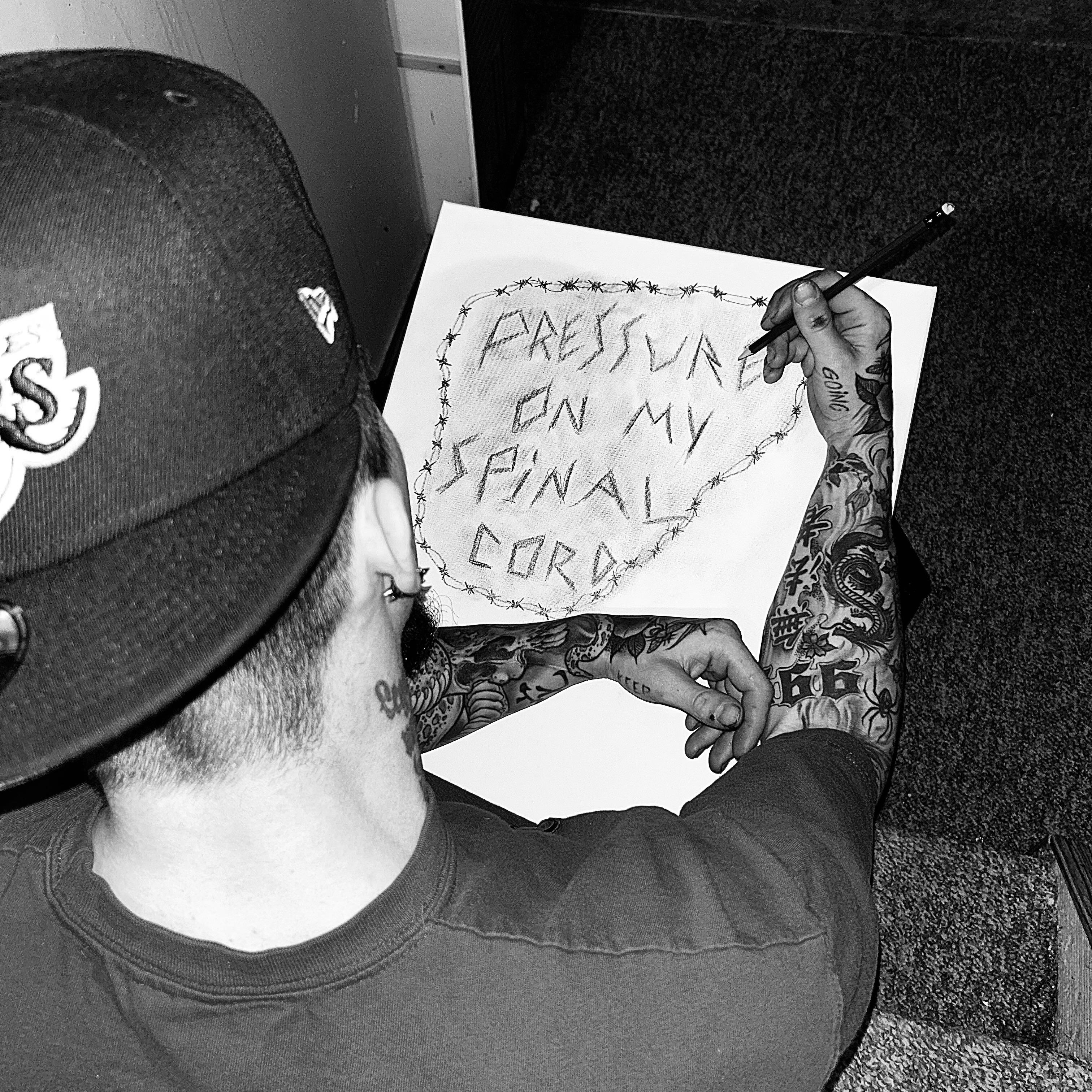 PRESSURE ON MY SPINAL CORD artwork