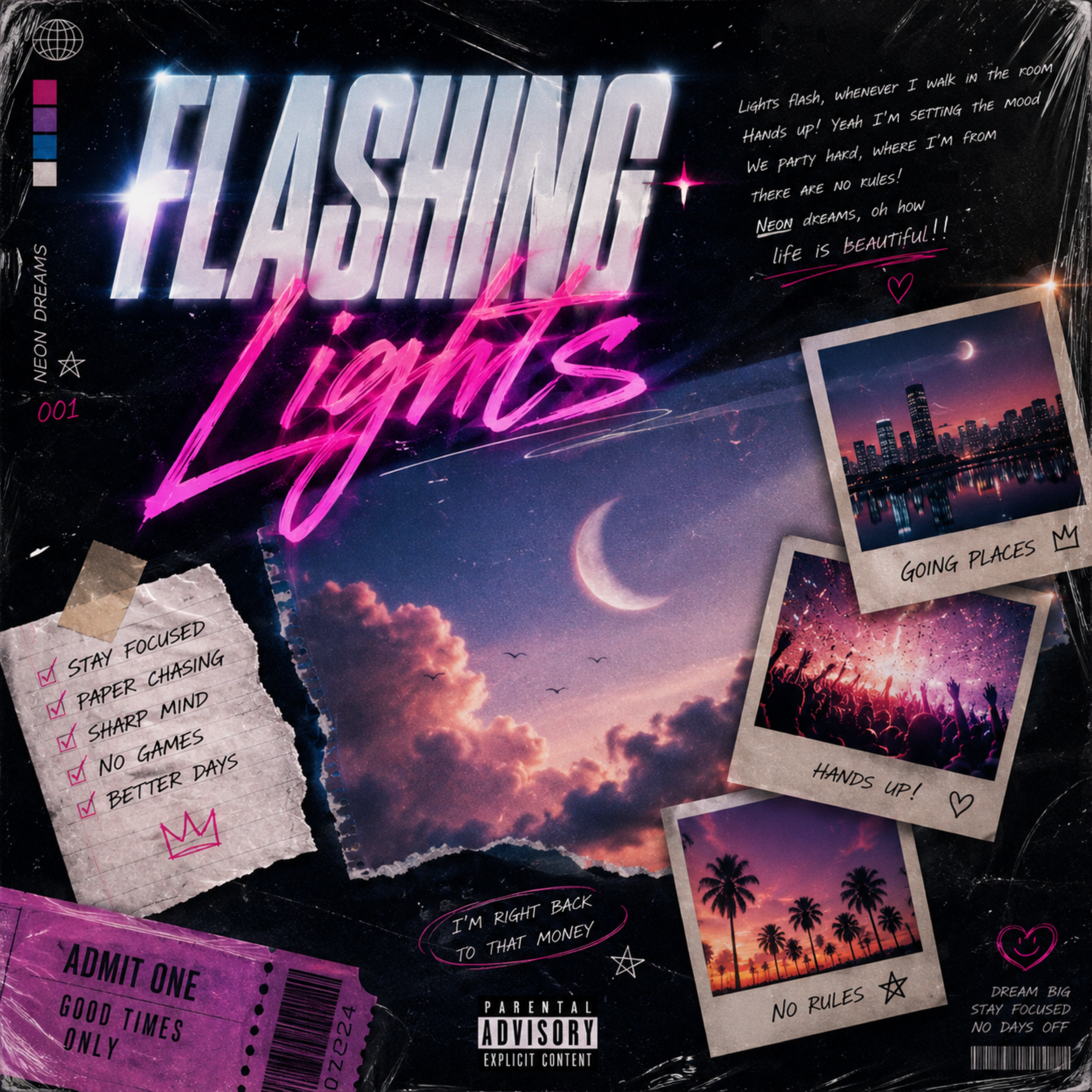 Flashing Lights by EygPowers cover art