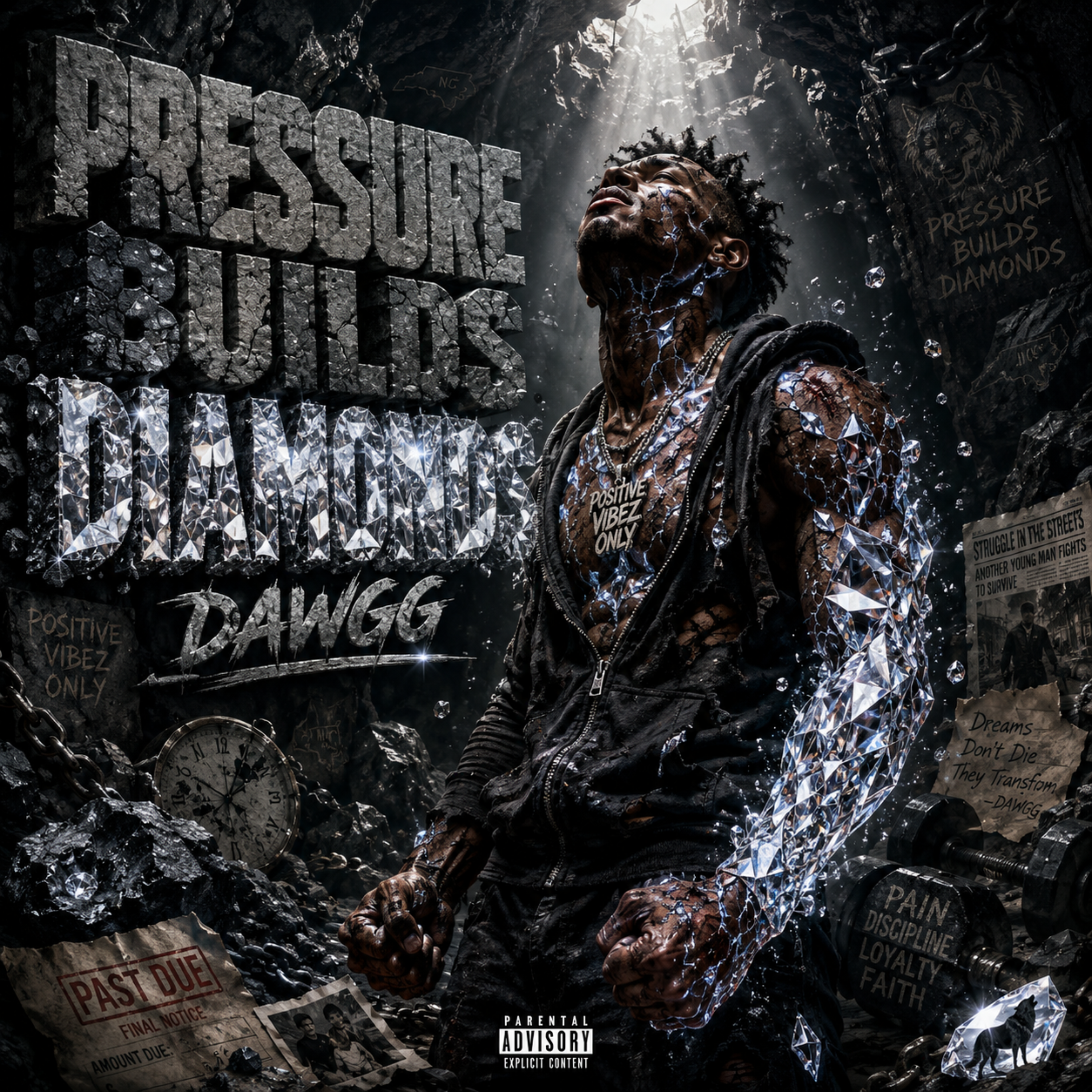 Pressure Builds Diamonds by Dawgg cover art