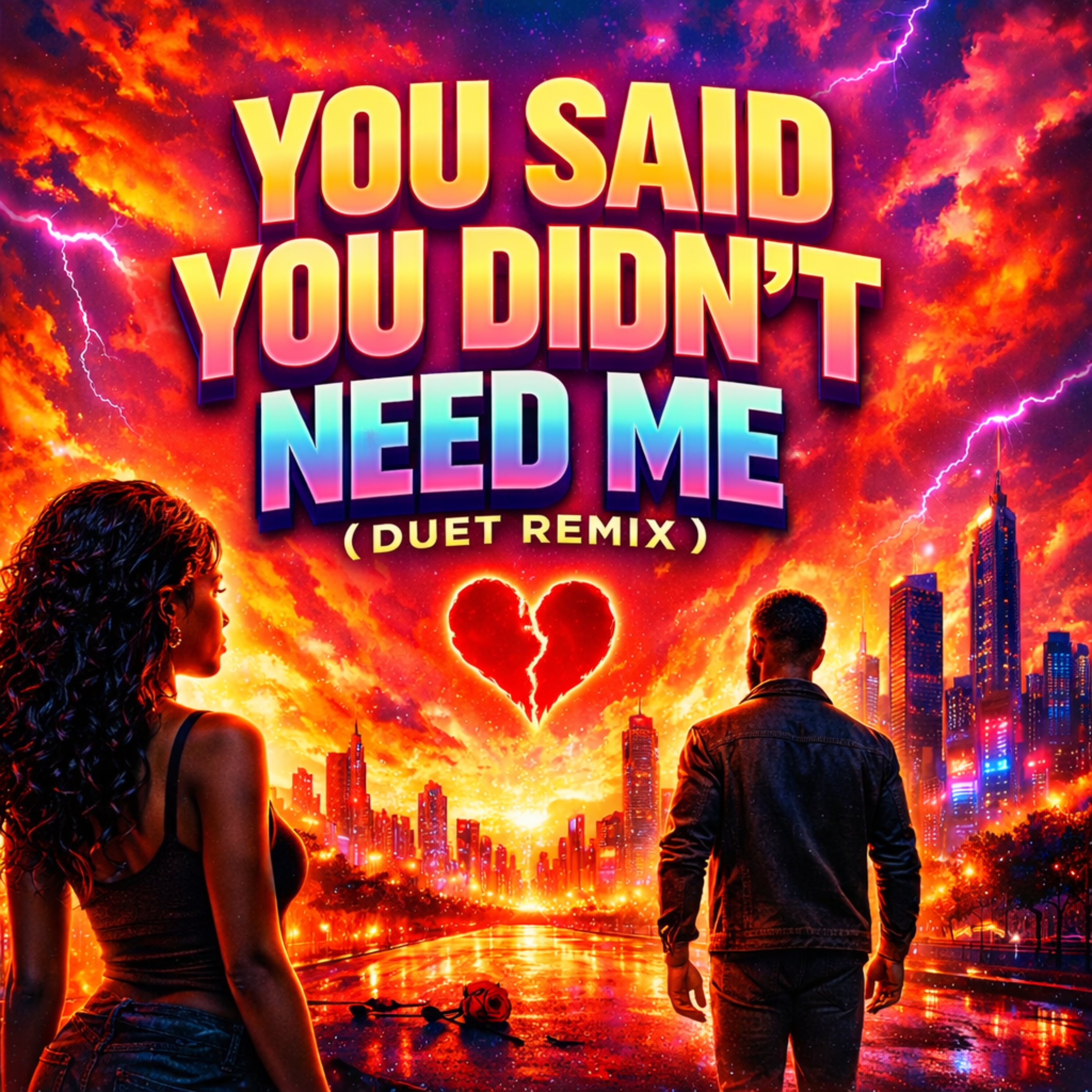 YOU SAID YOU DIDN'T NEED ME (DUET REMIX) artwork