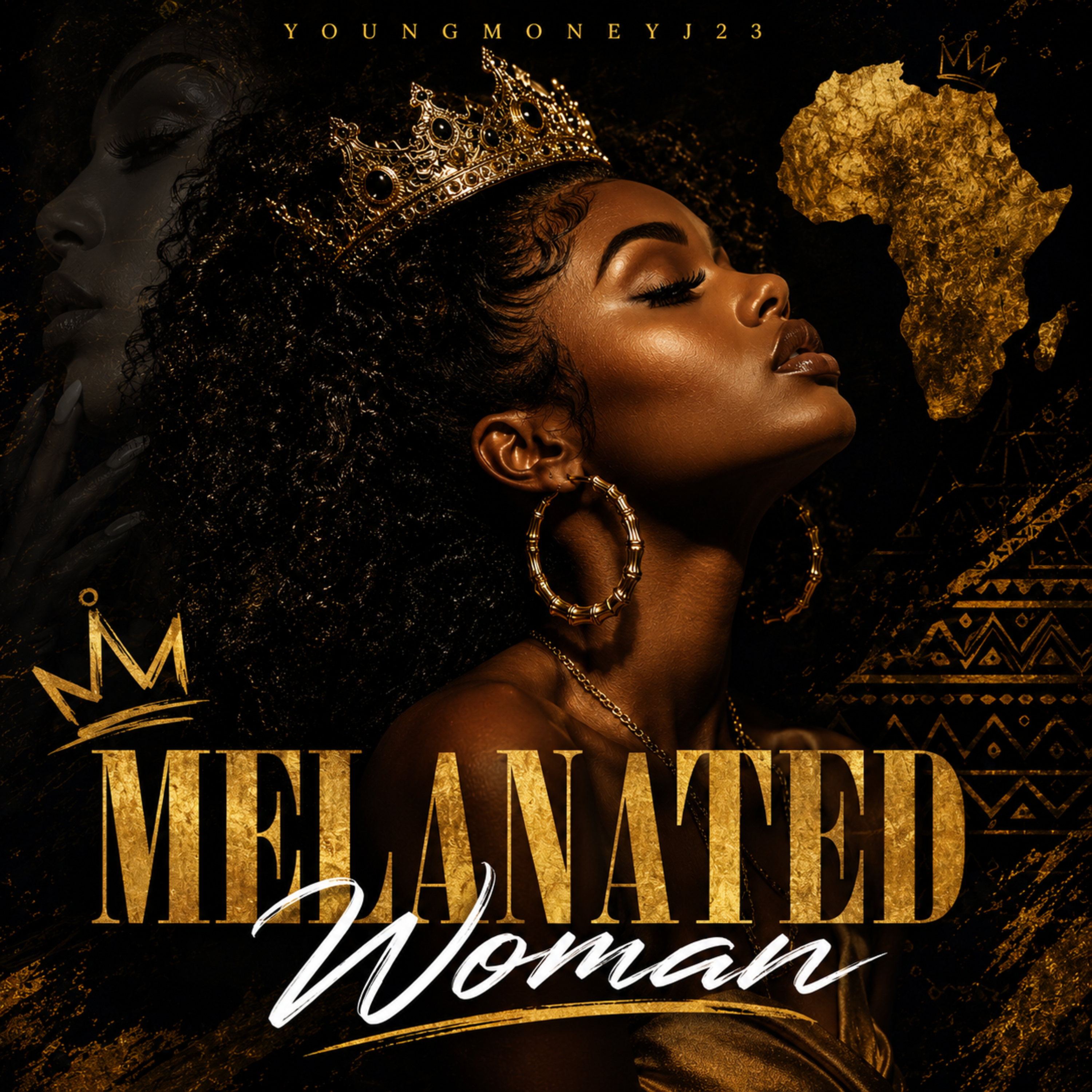 Melanated Woman by YoungMoneyJ23 cover art