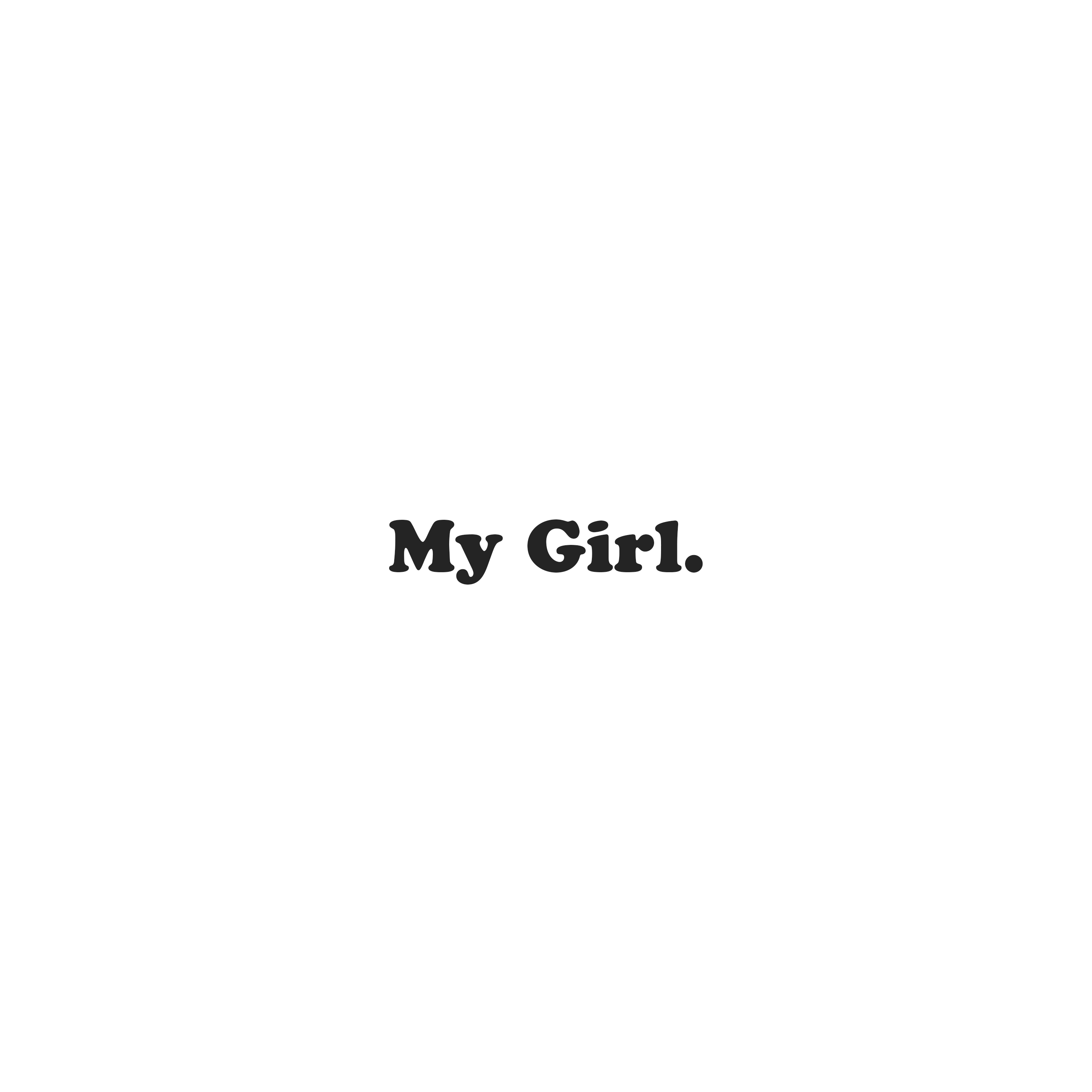 My Girl artwork