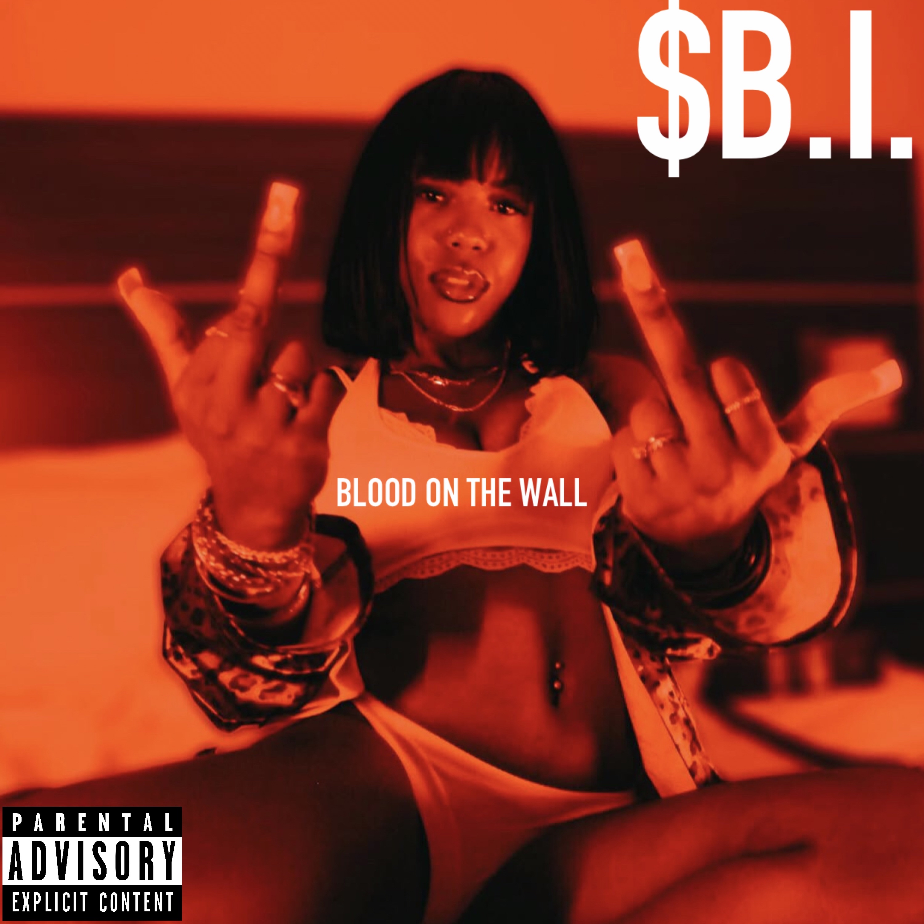 BLOOD ON THE WALL artwork