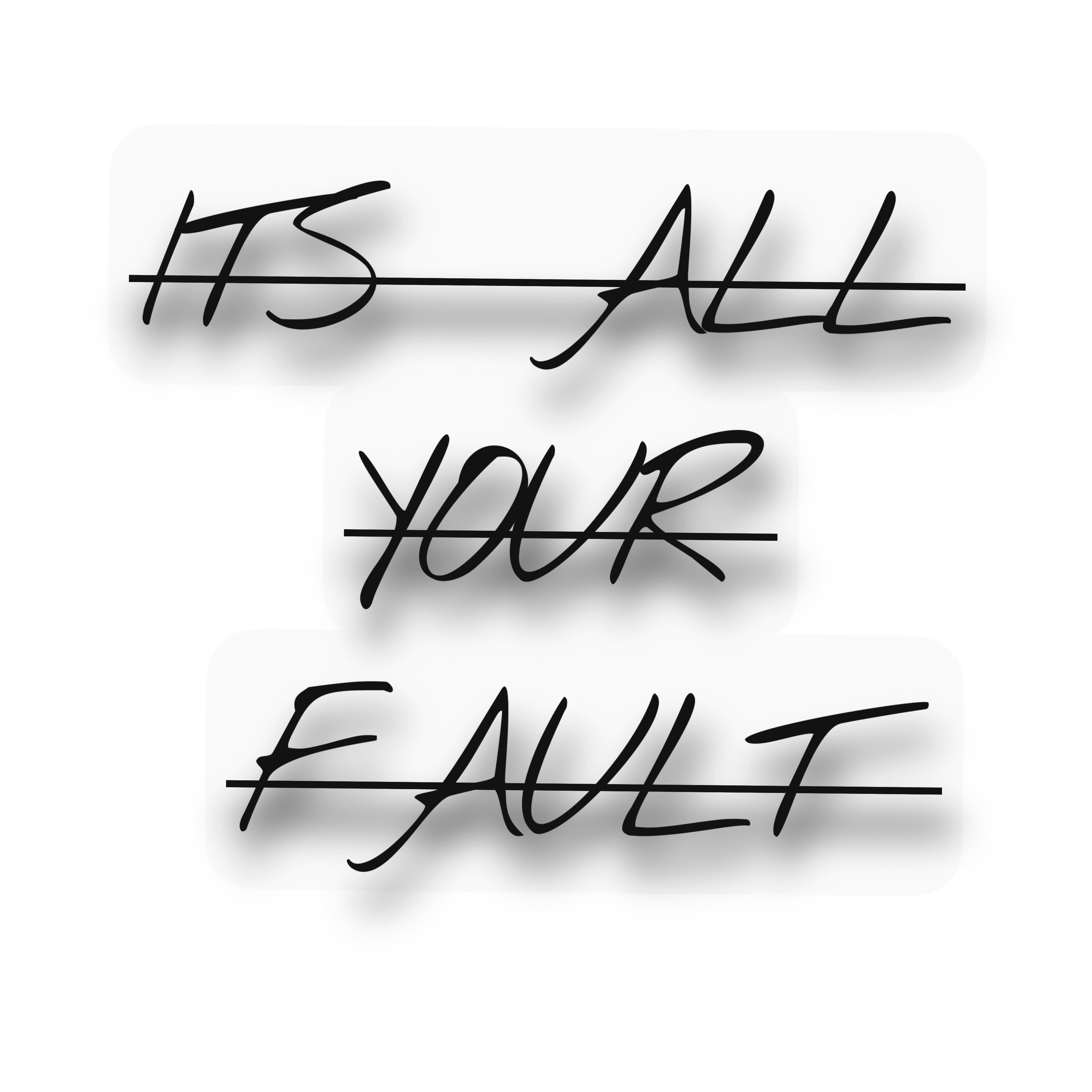 ITS ALL YOUR FAULT artwork