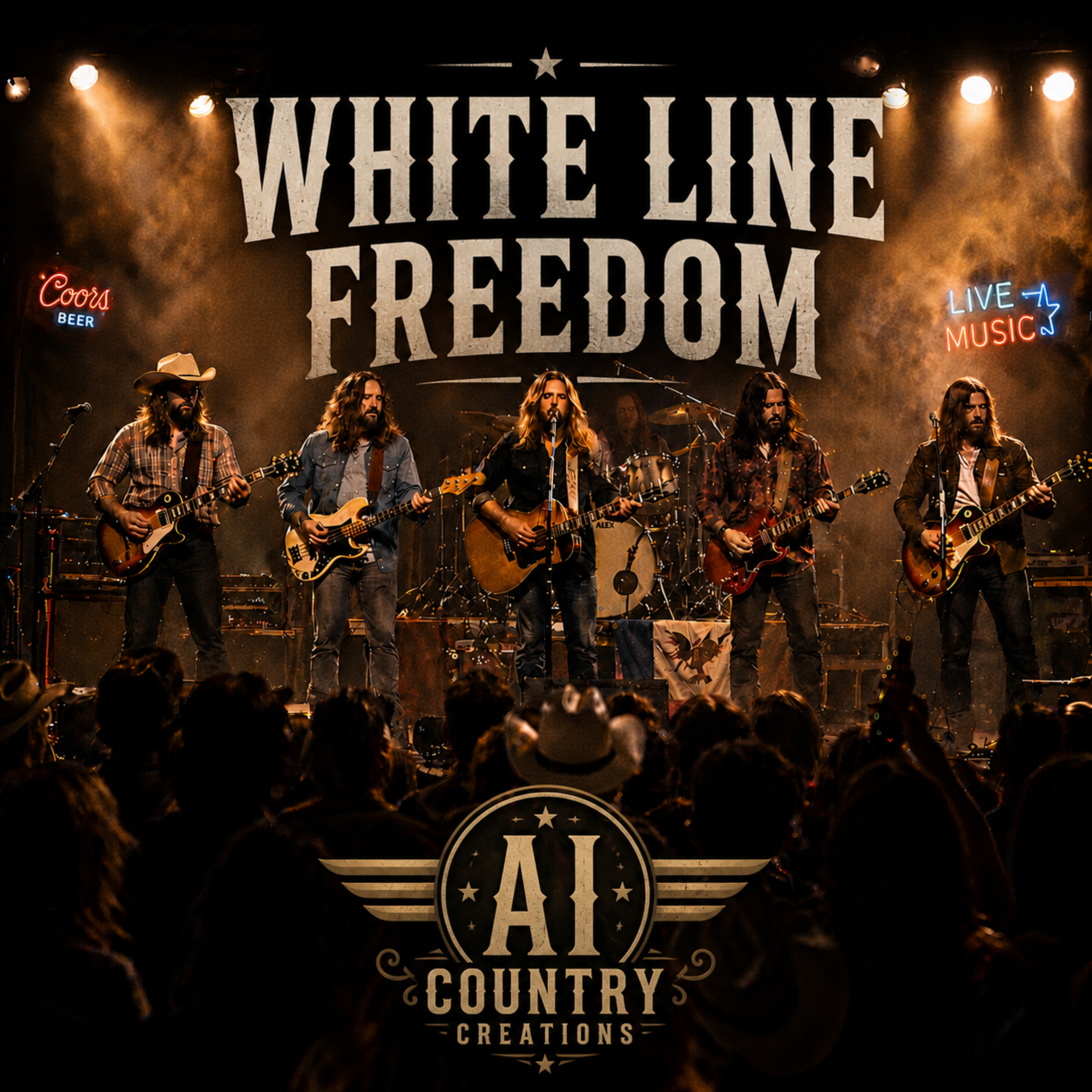 White Line Freedom artwork