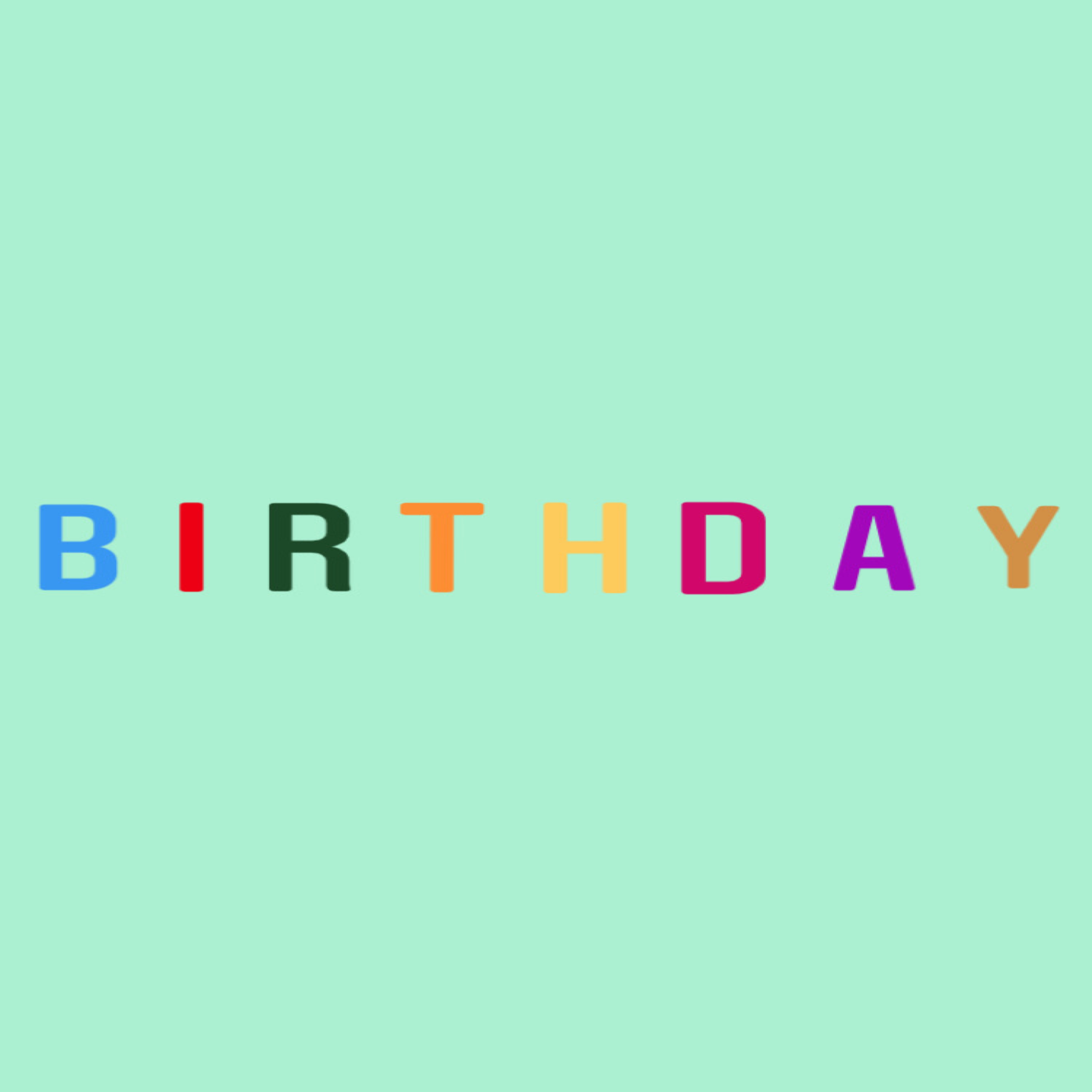 Birthday artwork
