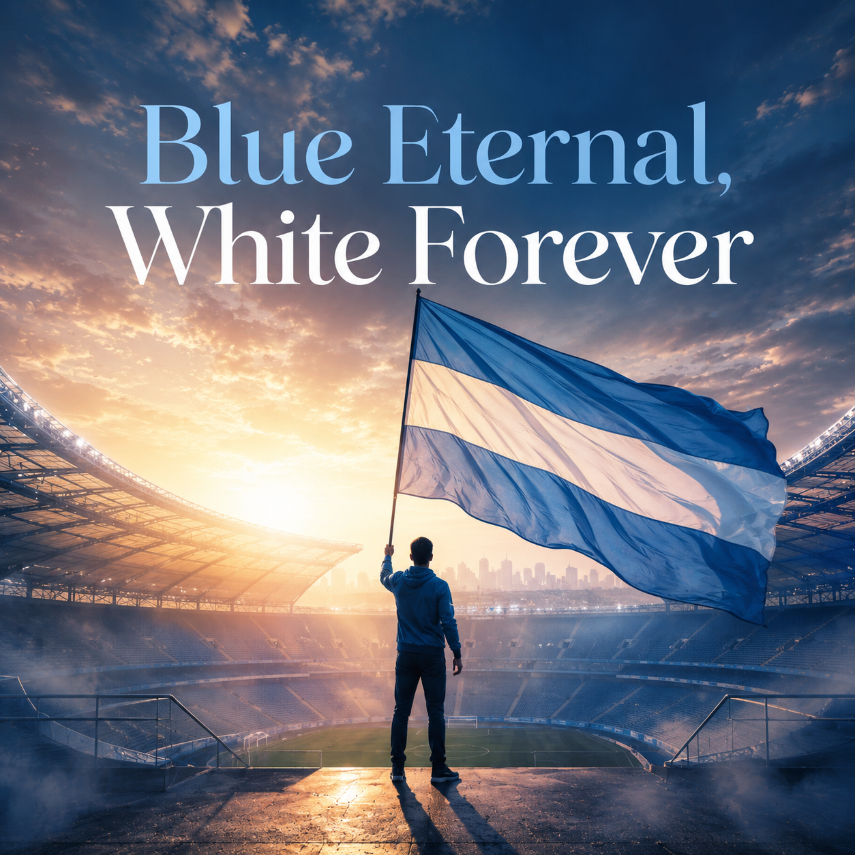 Blue Eternal, White Forever (Argentina Love) by Rabiul Karim cover art