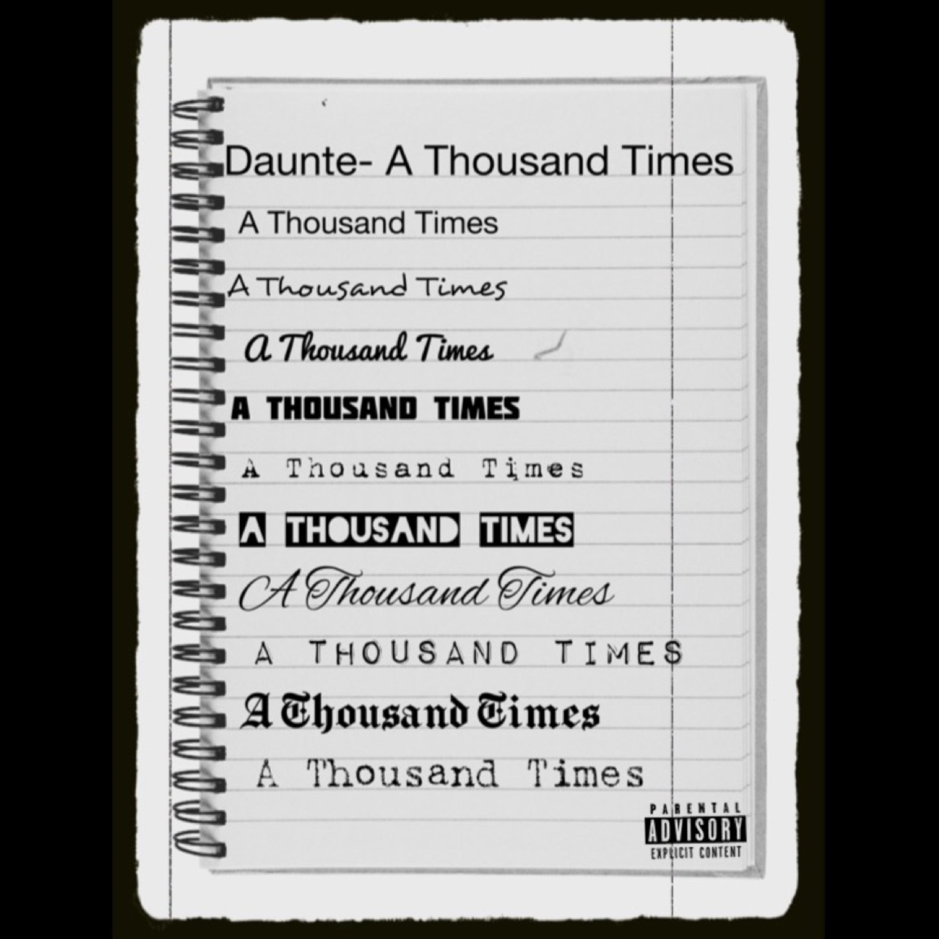 A Thousand Times artwork