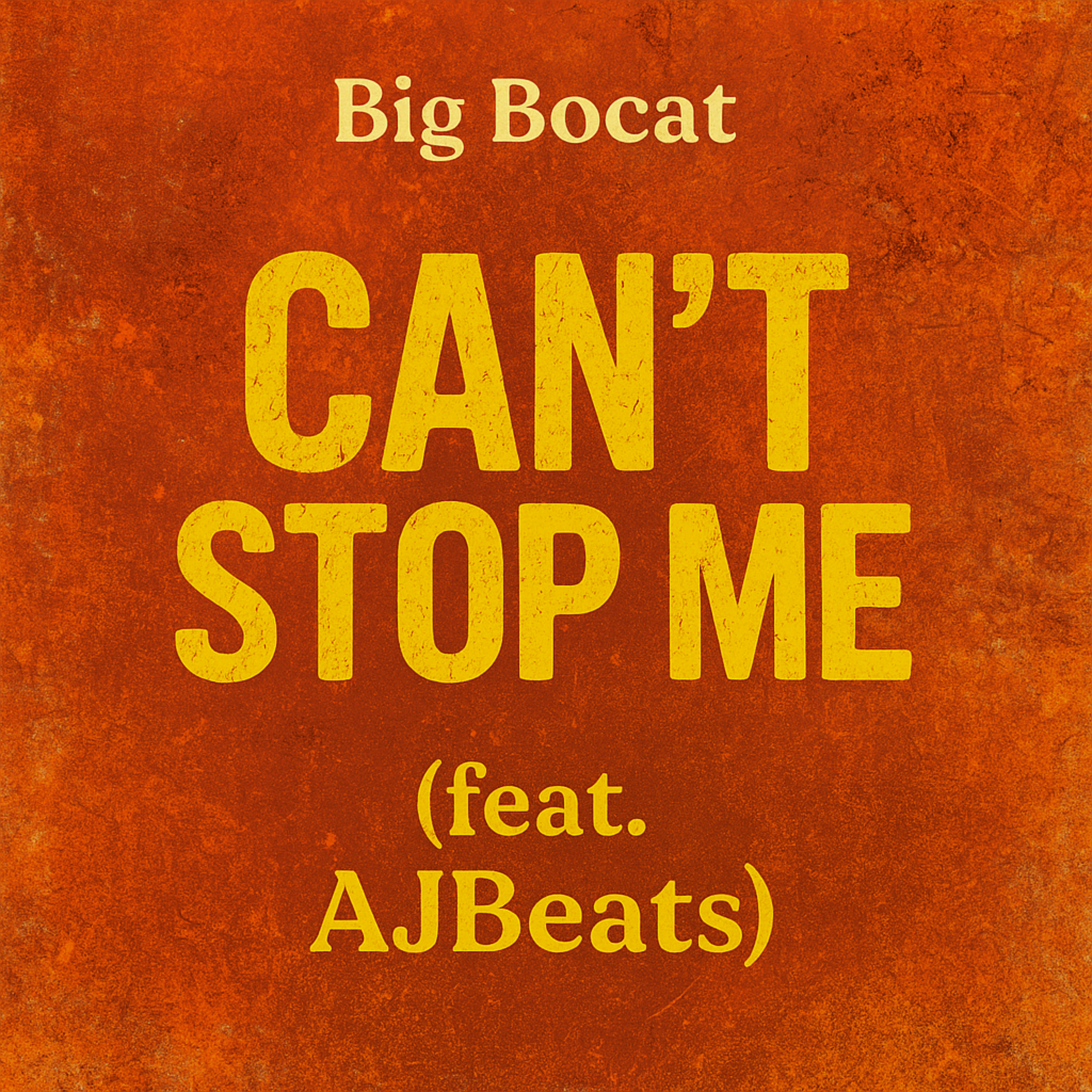 CAN’T STOP ME! artwork