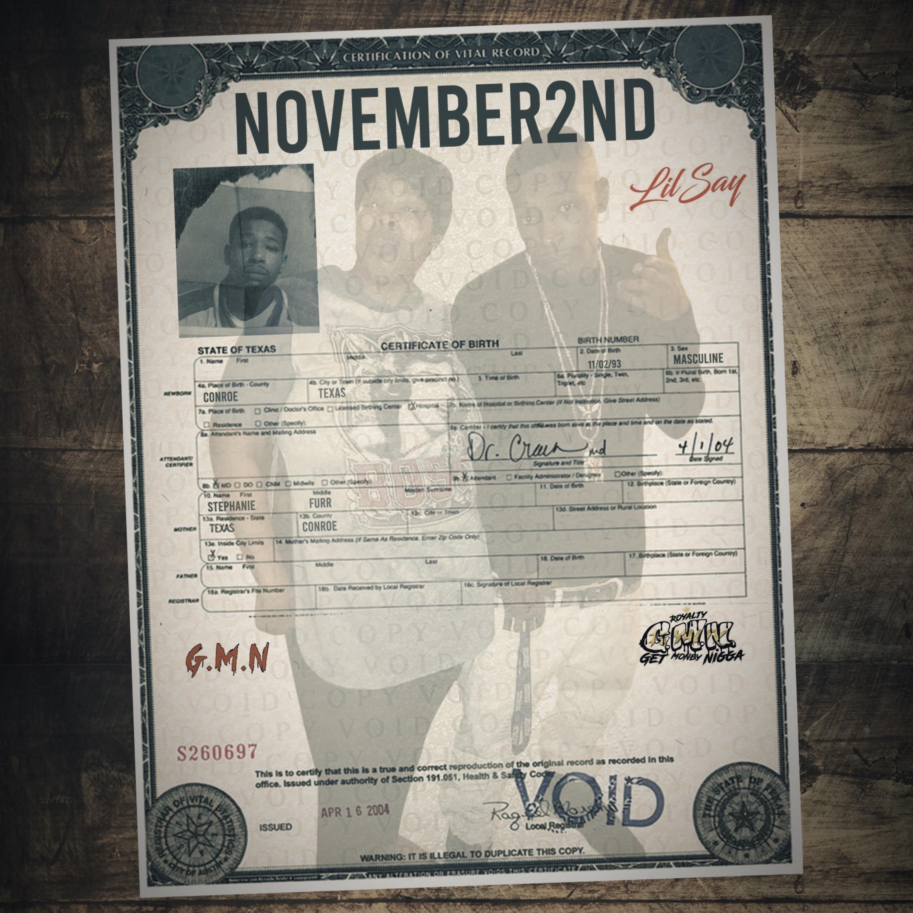 November 2nd (Intro) artwork