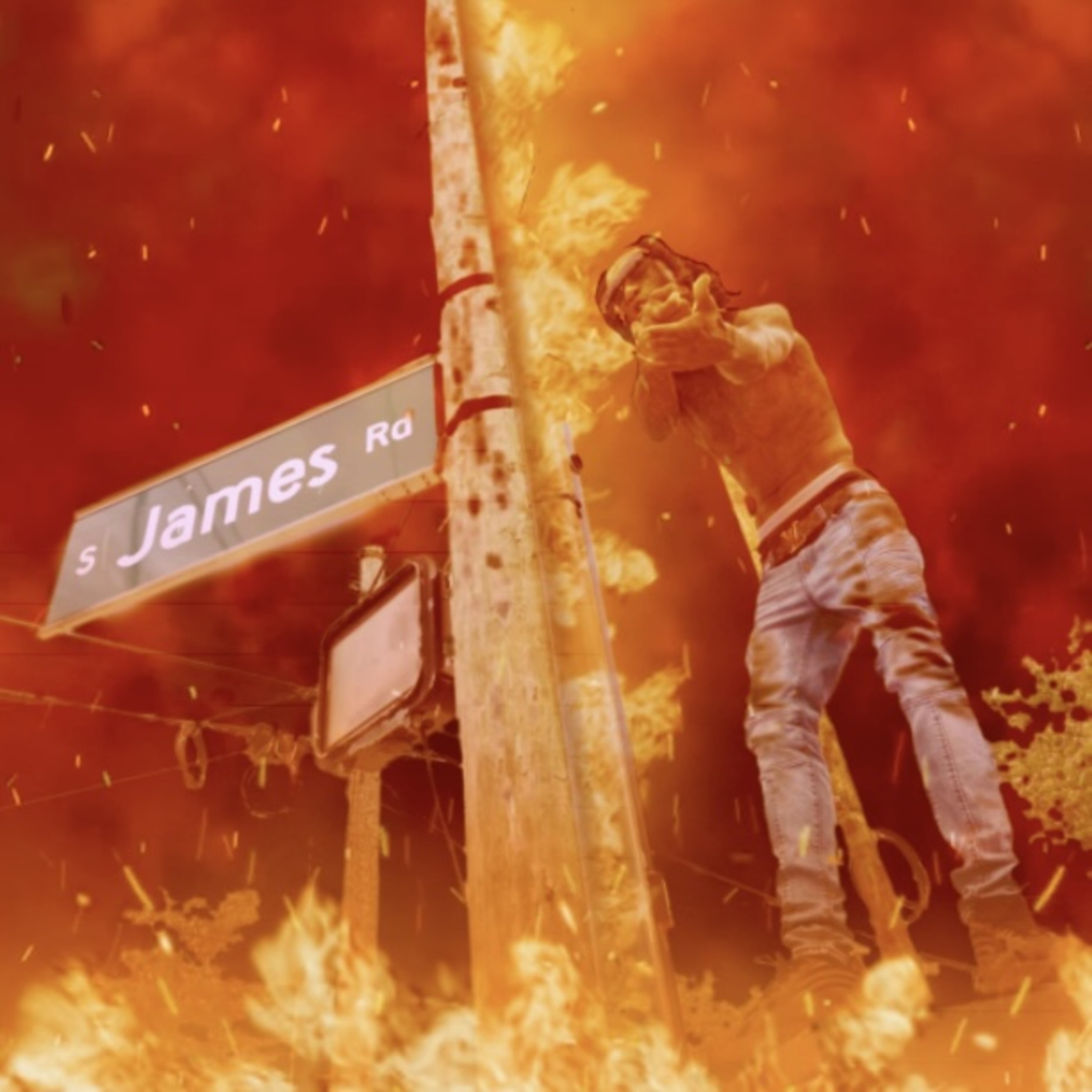 James On Flames artwork
