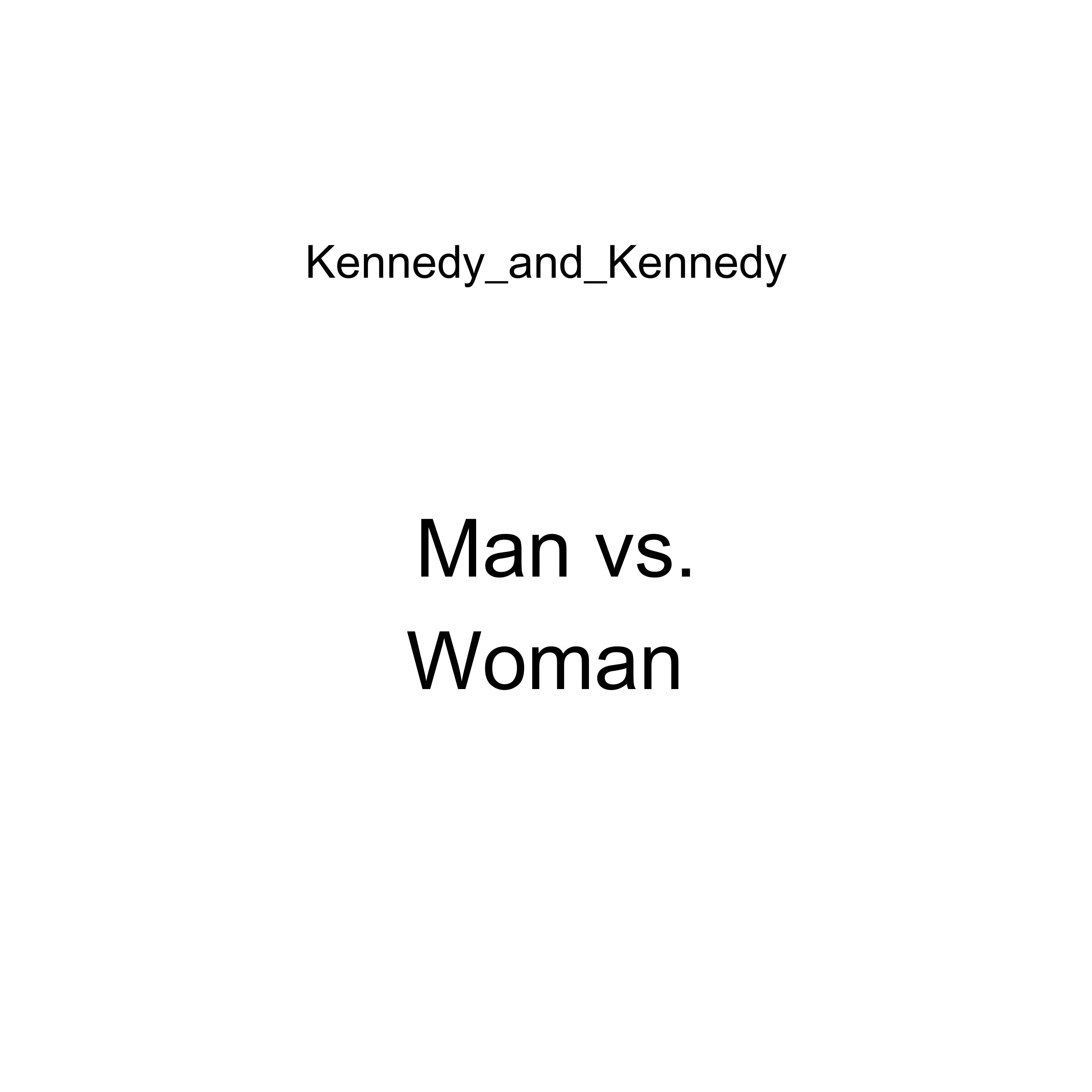 Man vs. Woman artwork