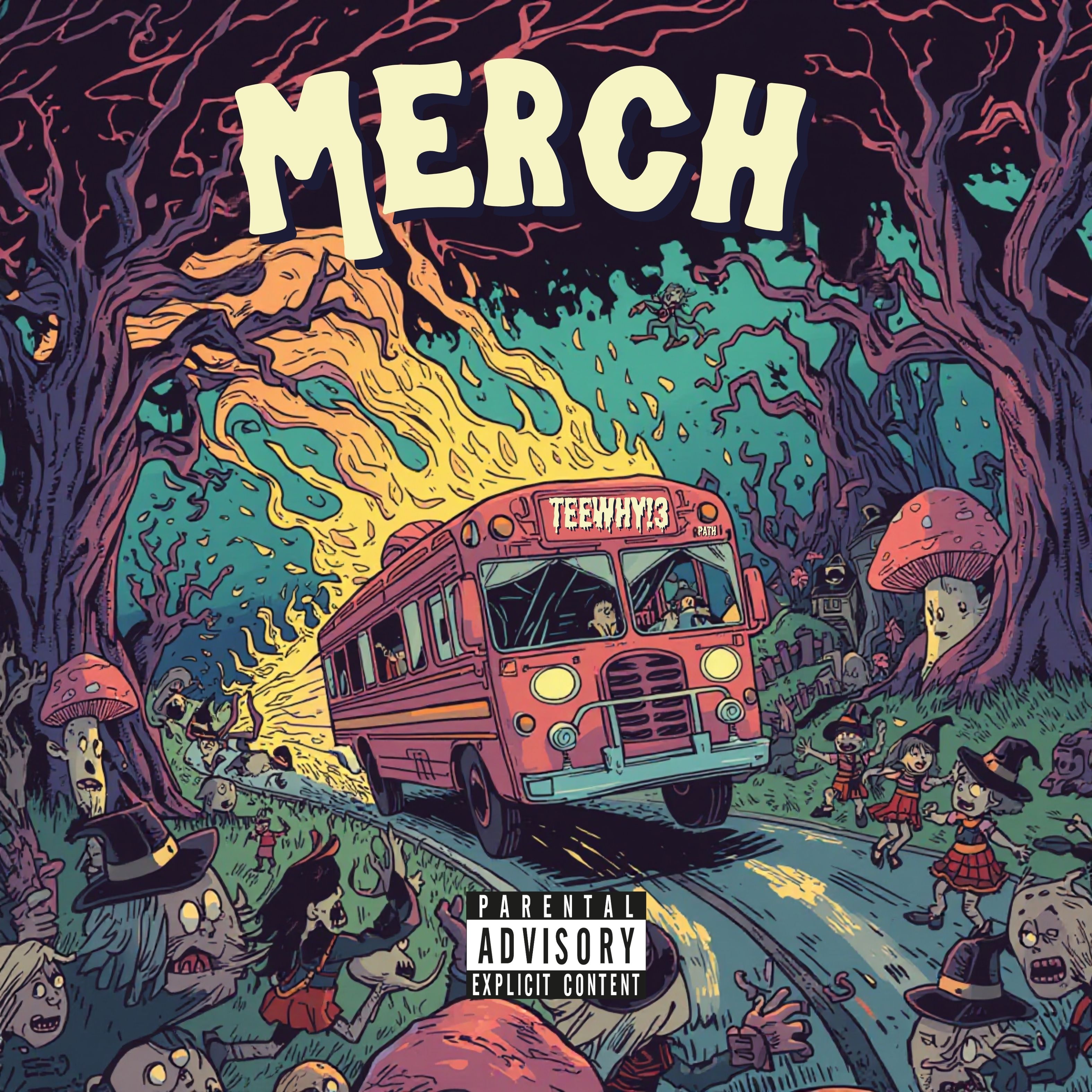 Merch by TeeWhy!3 cover art