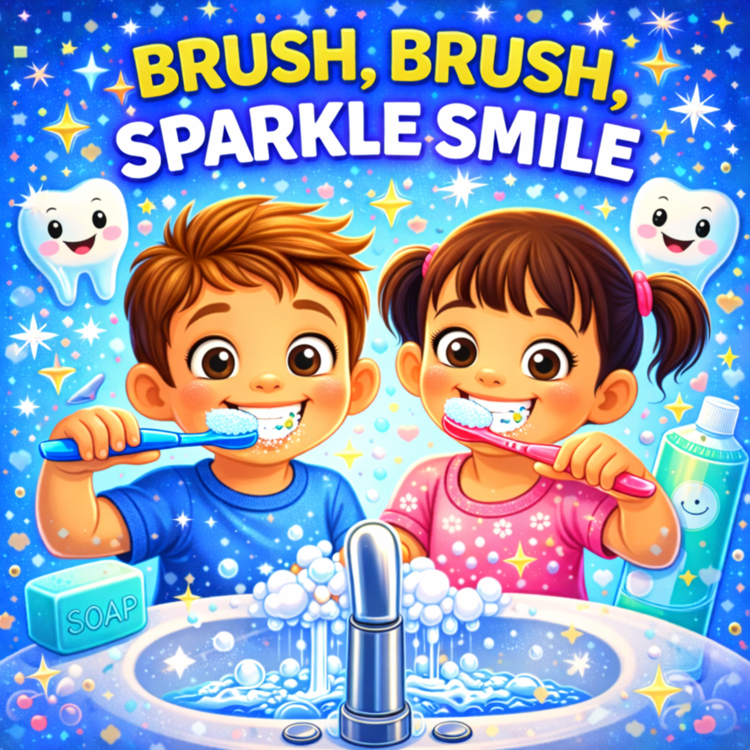 Brush, Brush, Sparkle Smile artwork