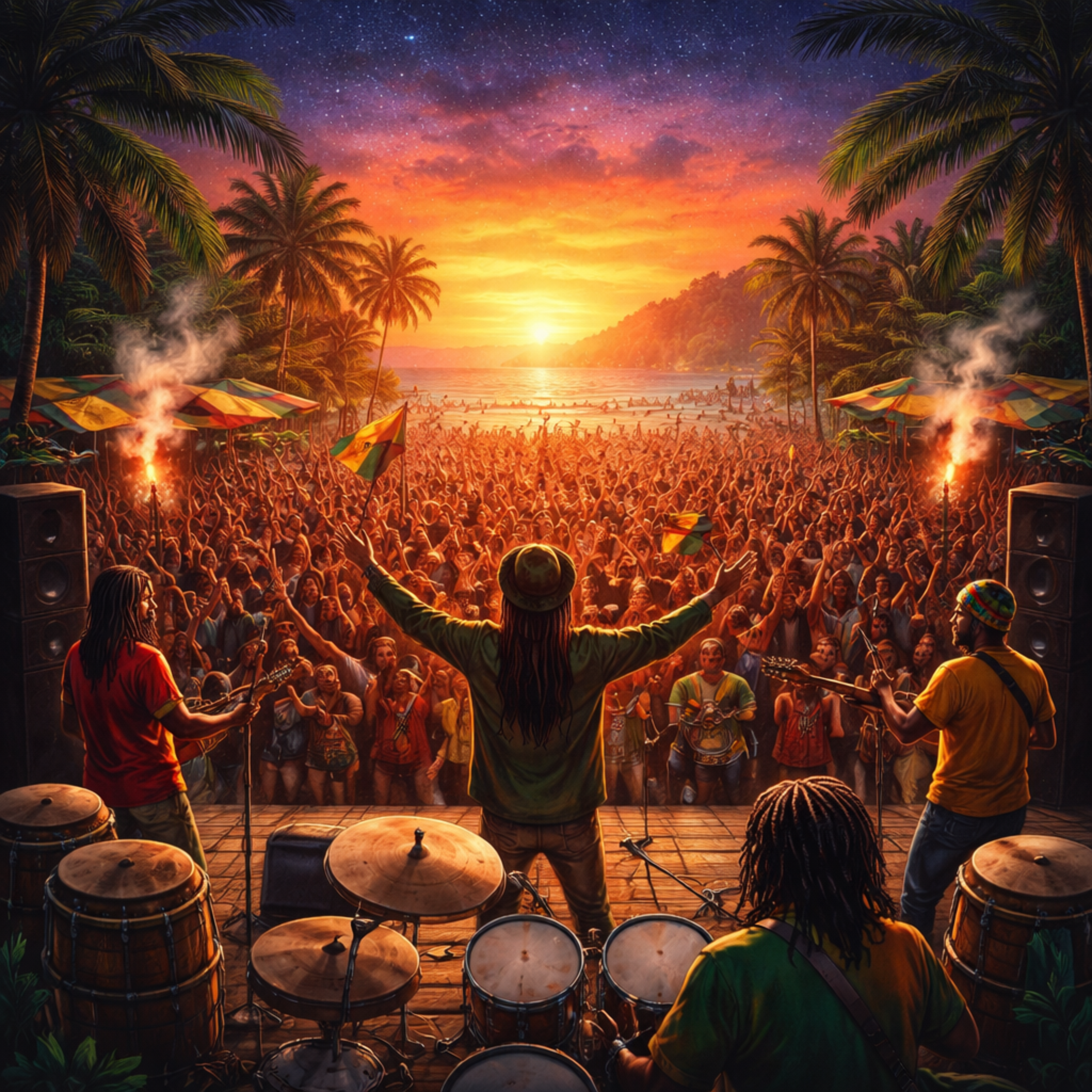 AI Reggae Live 2025 artwork