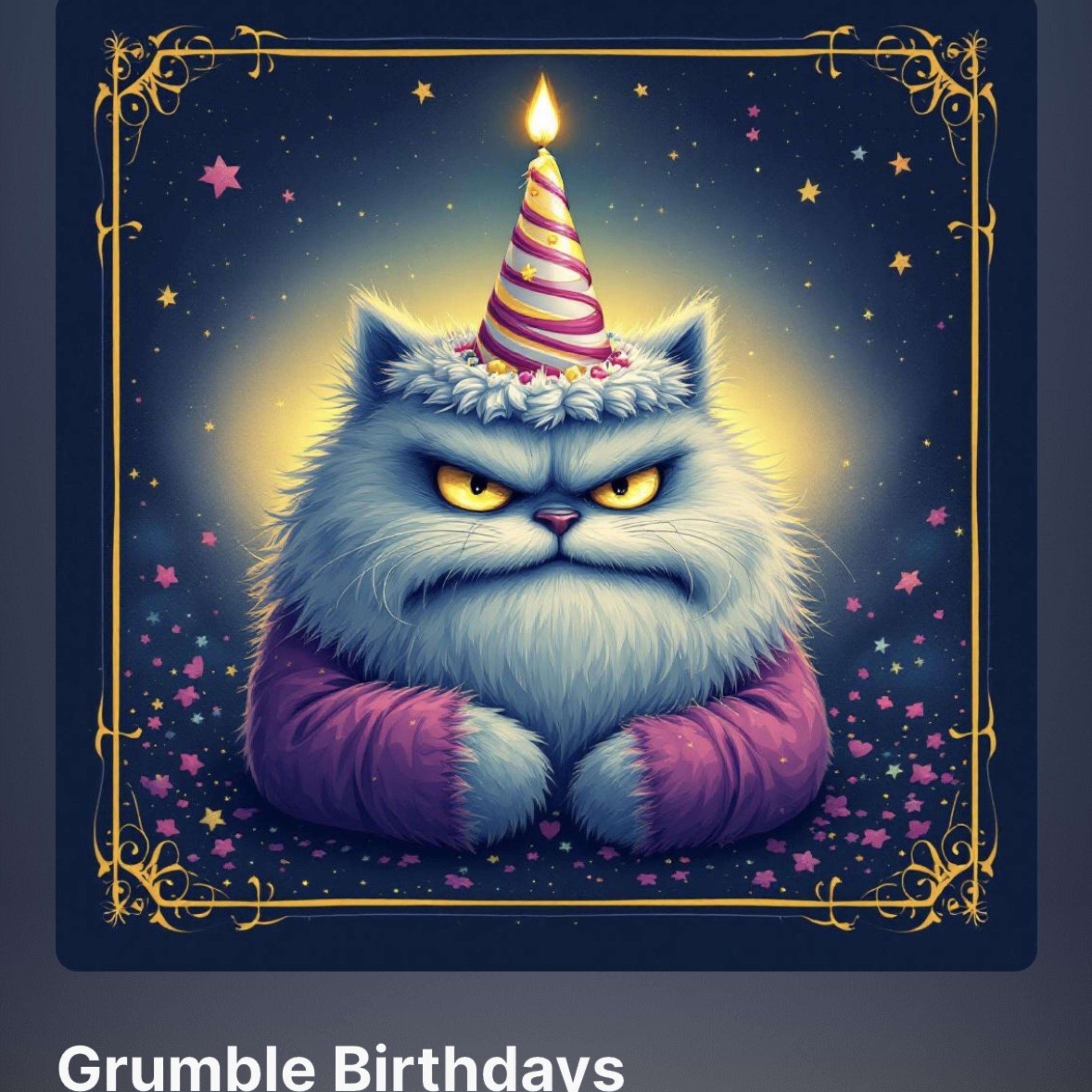 Grumble Birthdays by Francis Pall cover art