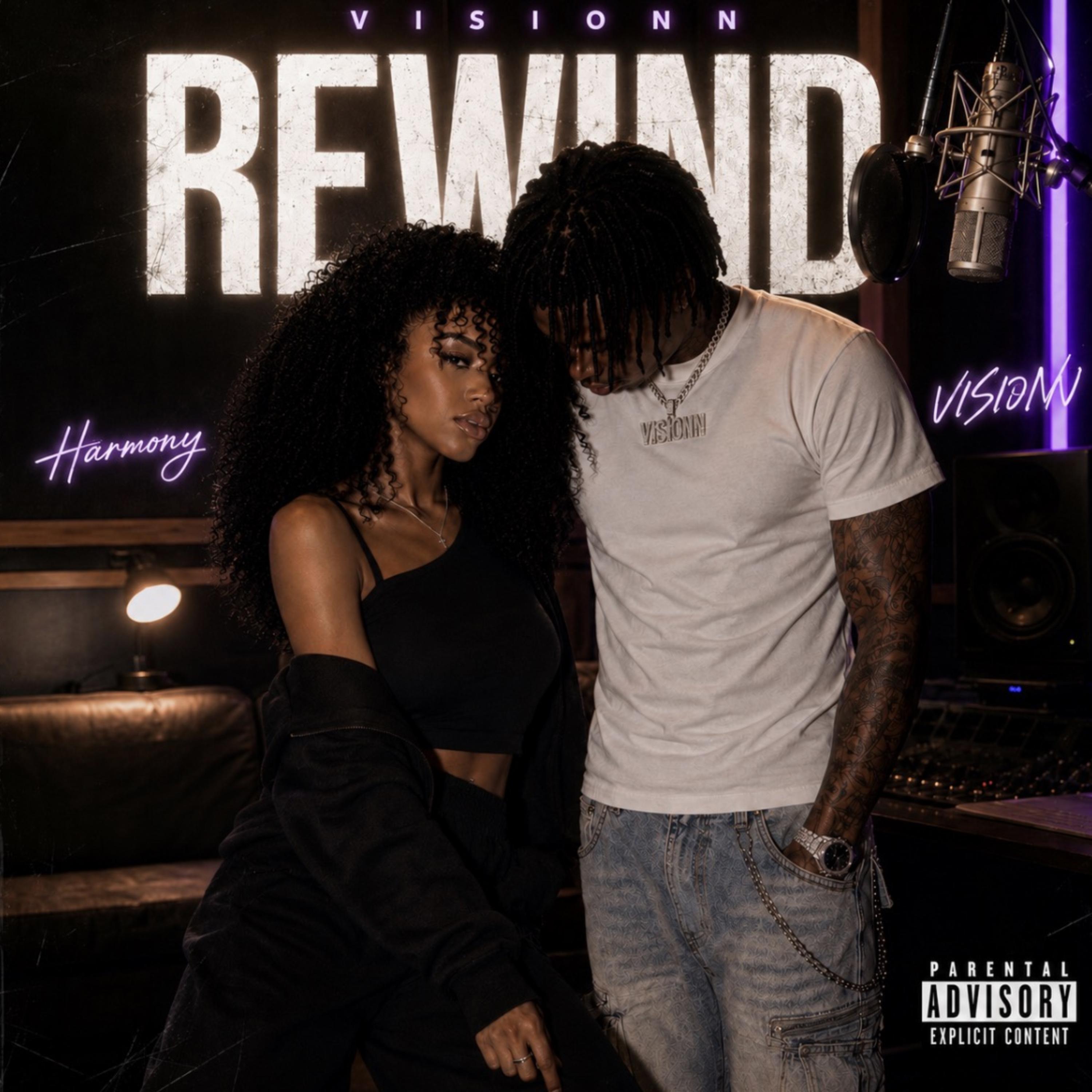 Rewind by Visionn The Rapper cover art