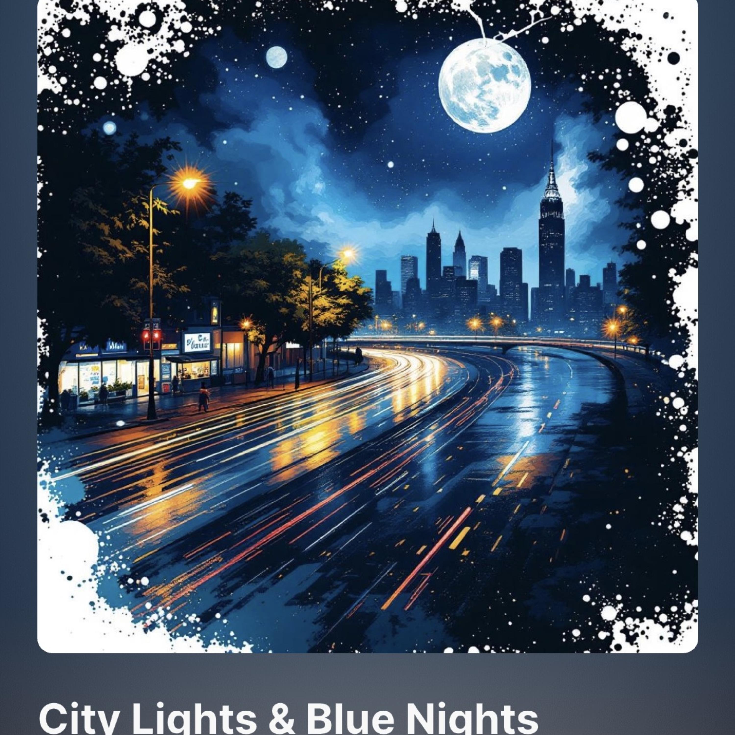City Lights & Blue Nights by Francis Pall cover art