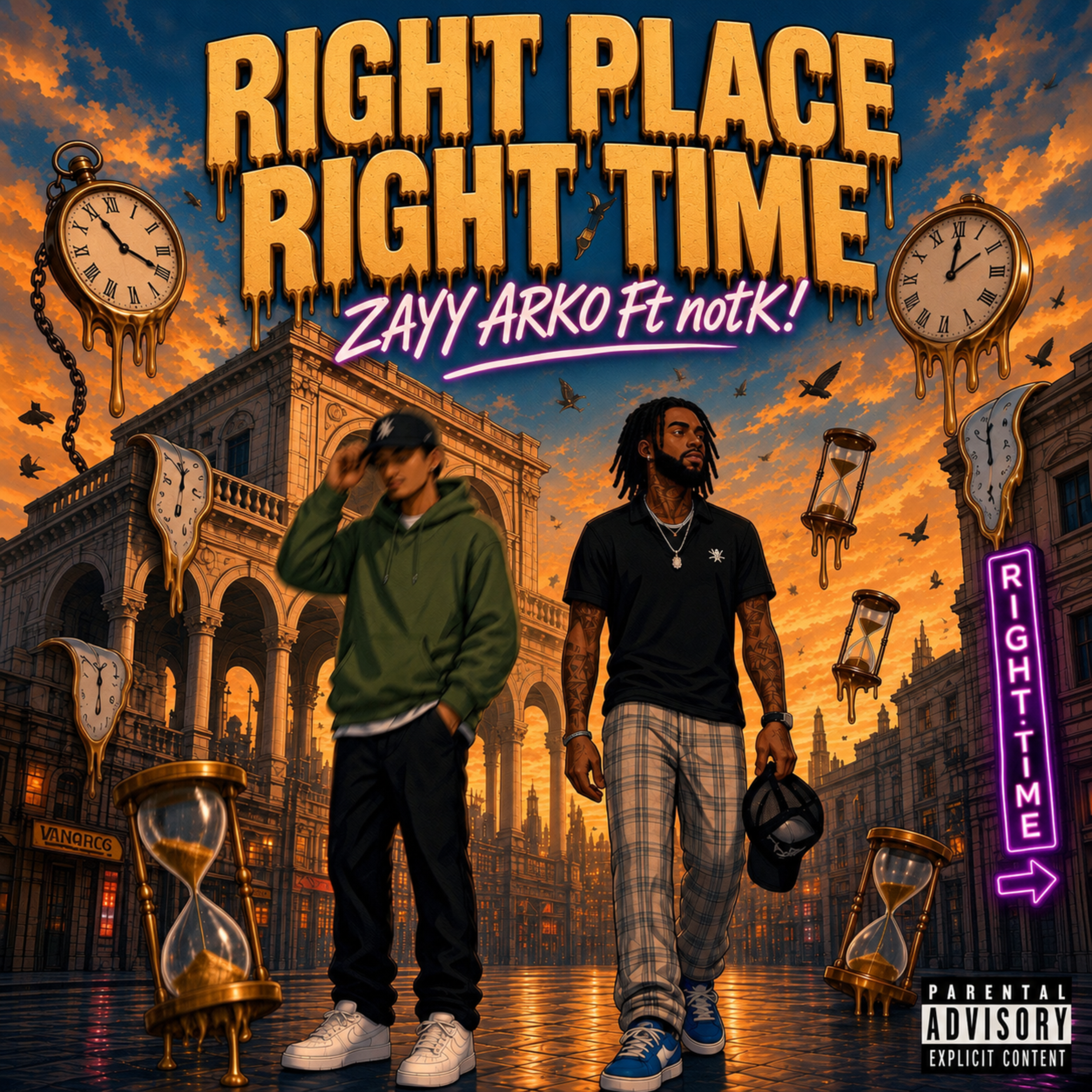 RIGHT PLACE RIGHT TIME by Zayy Arko cover art
