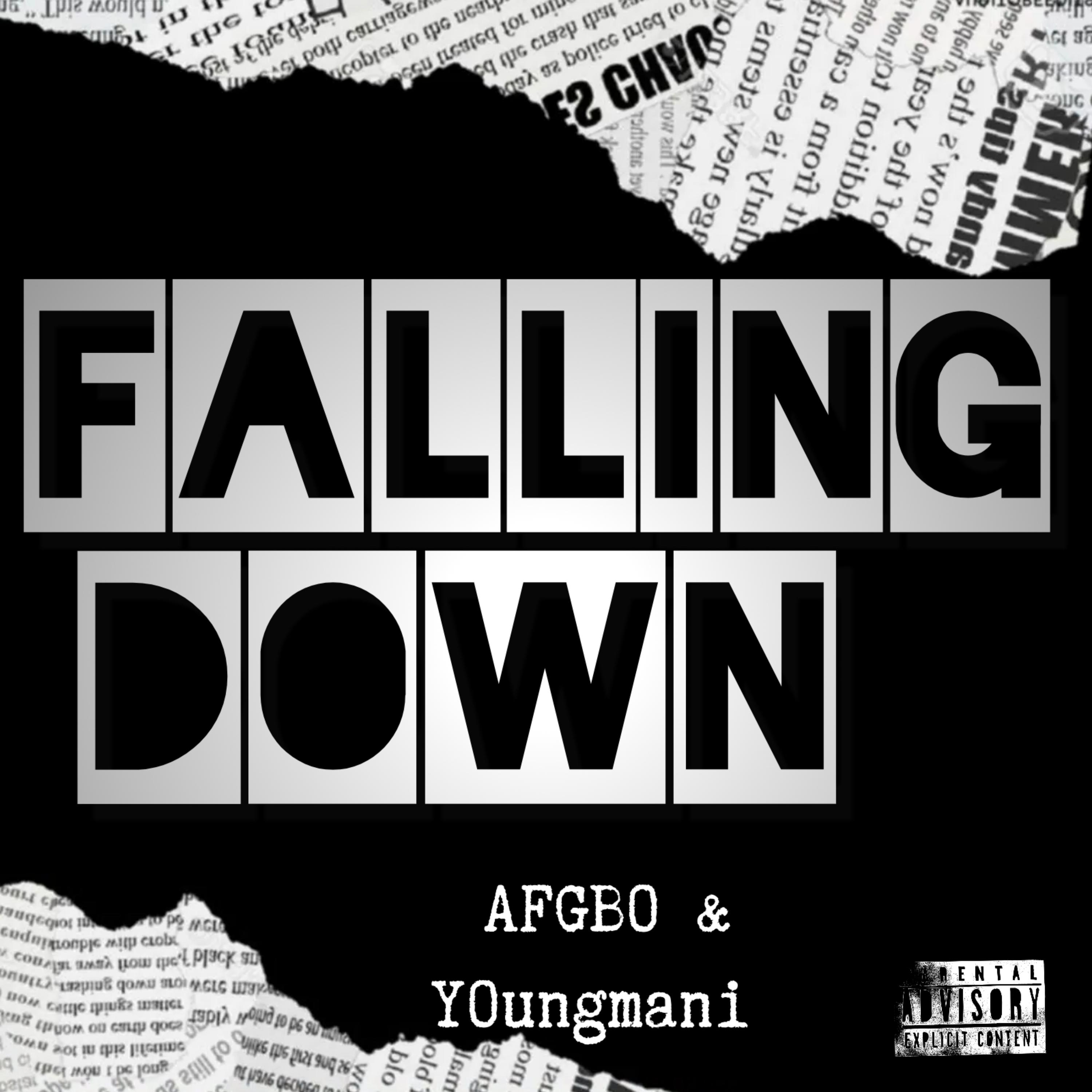 Falling down artwork