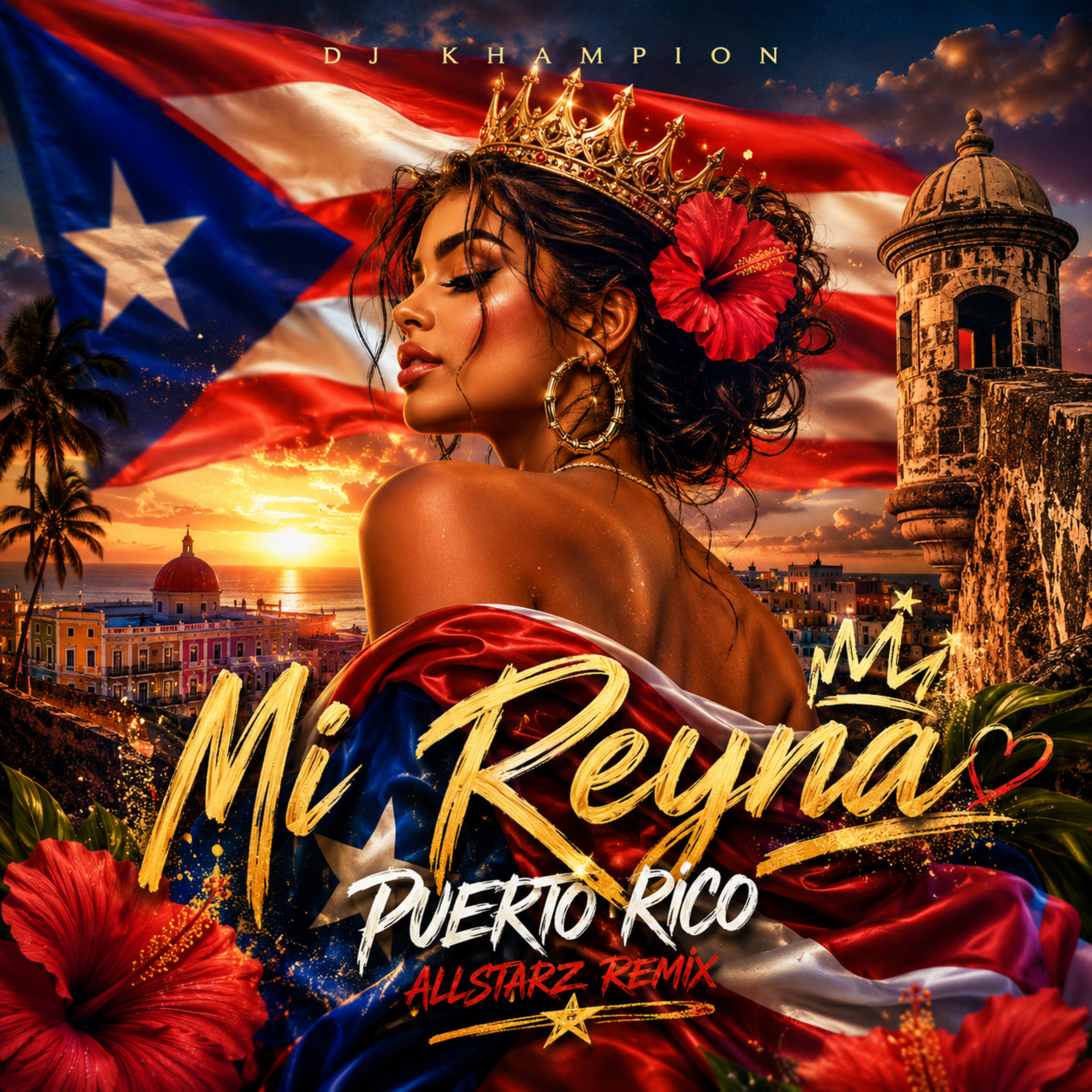 Mi Reyna (Puerto Rico Allstarz Remix) by DJ Khampion cover art