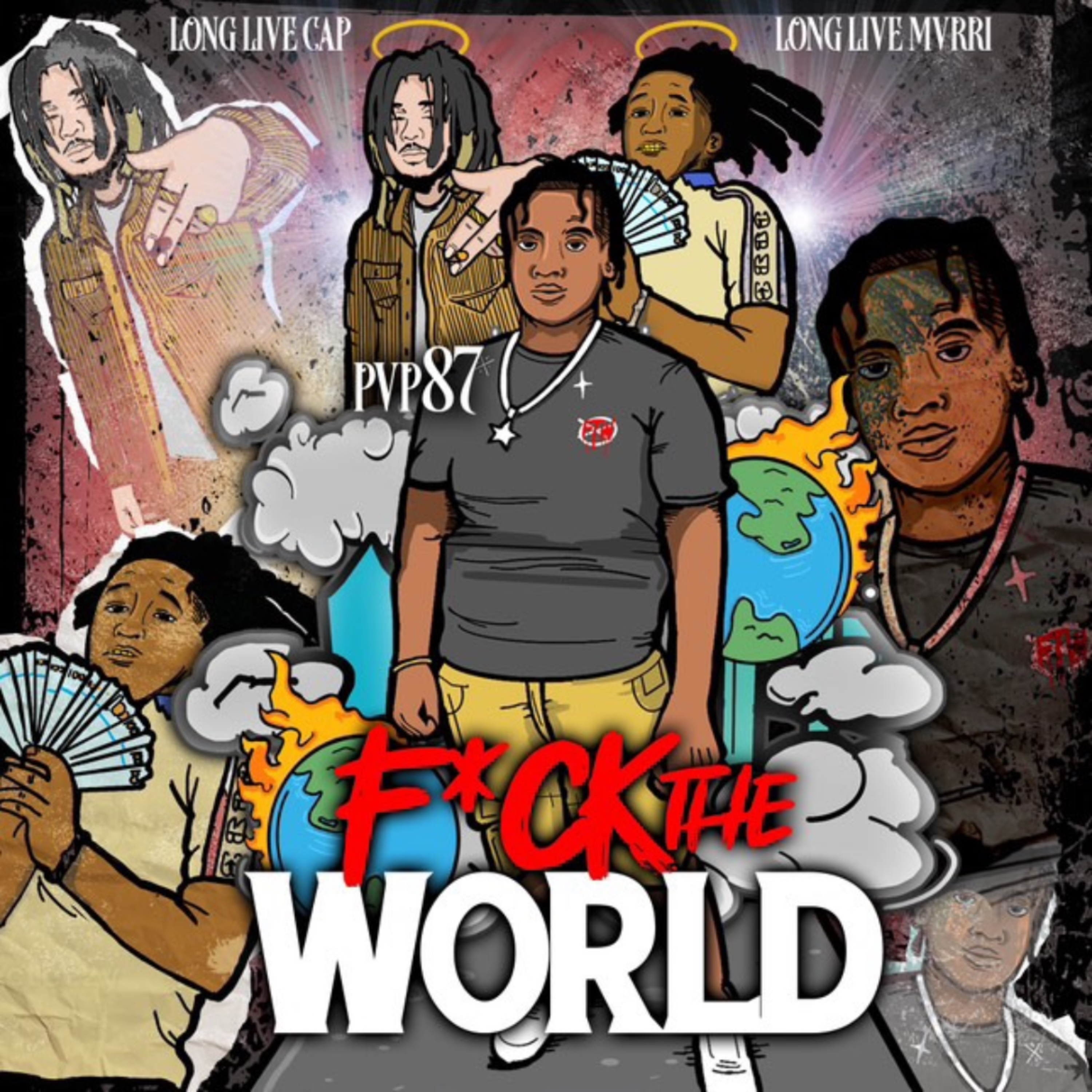 FUCK THE WORLD artwork