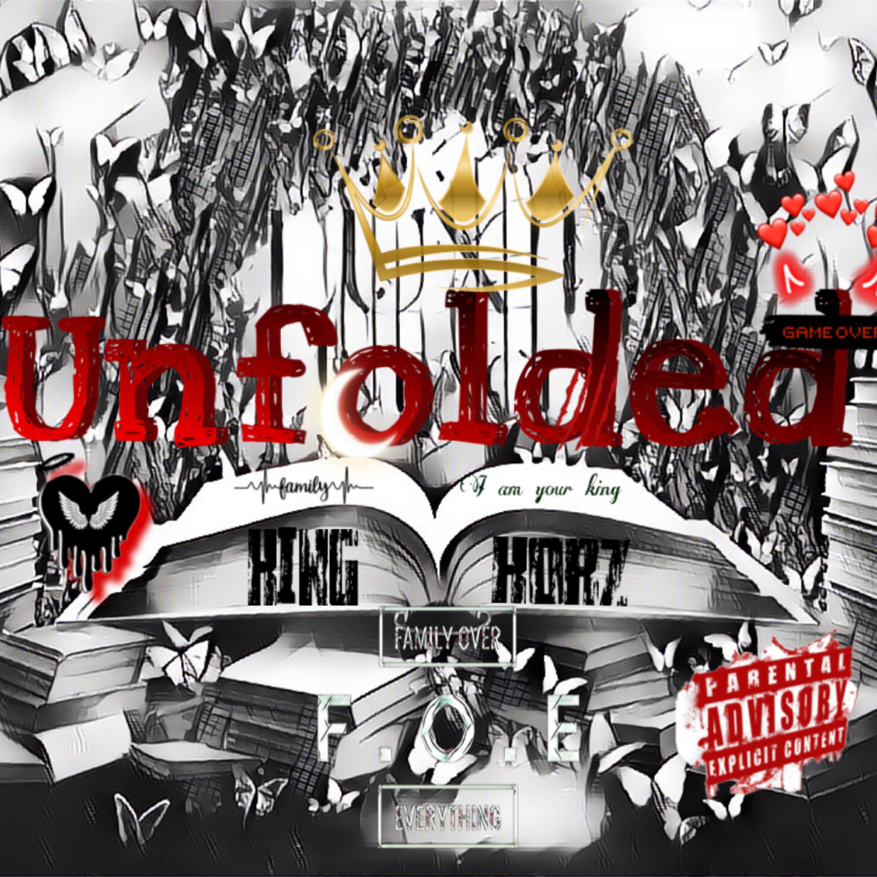 Unfolded artwork