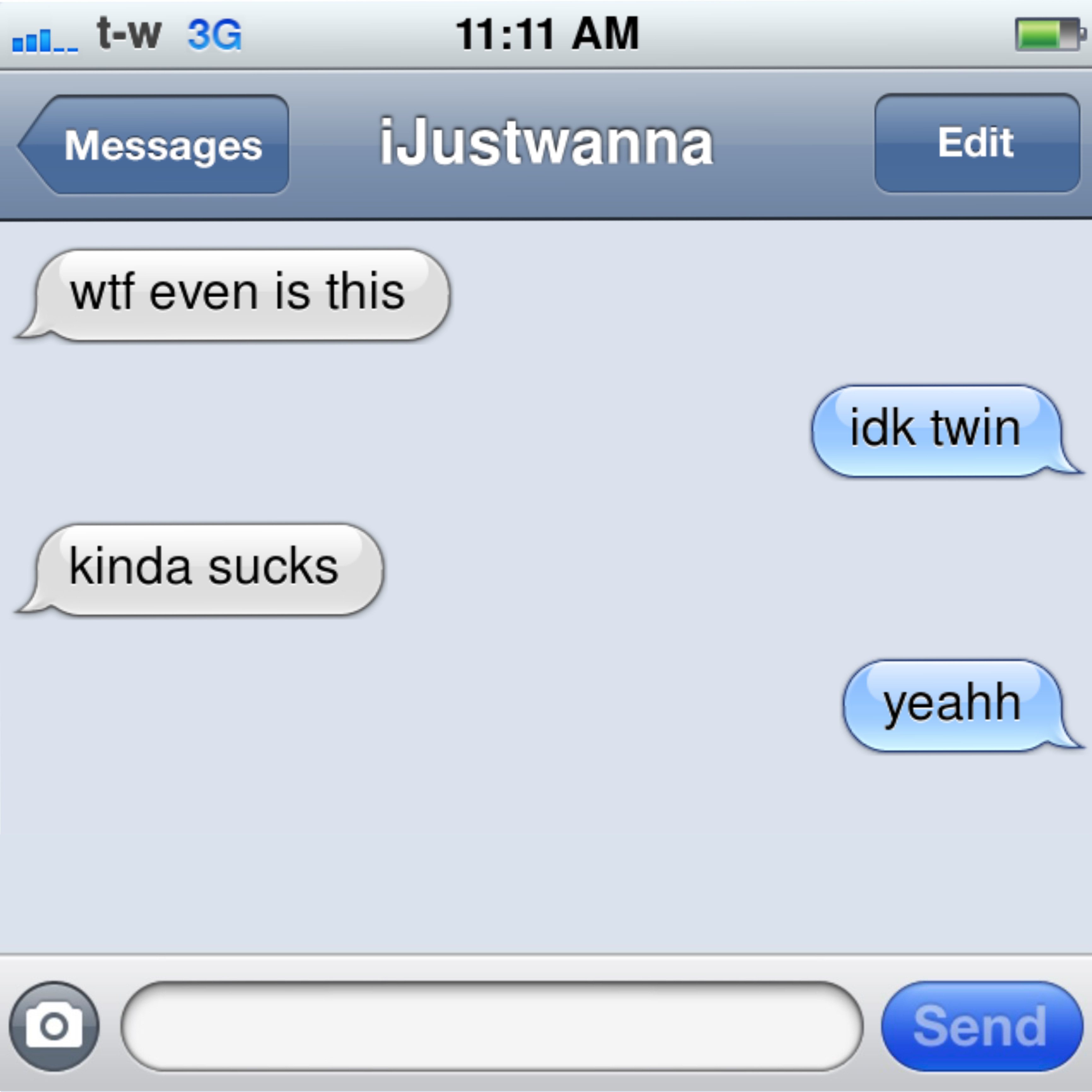 iJustwanna artwork