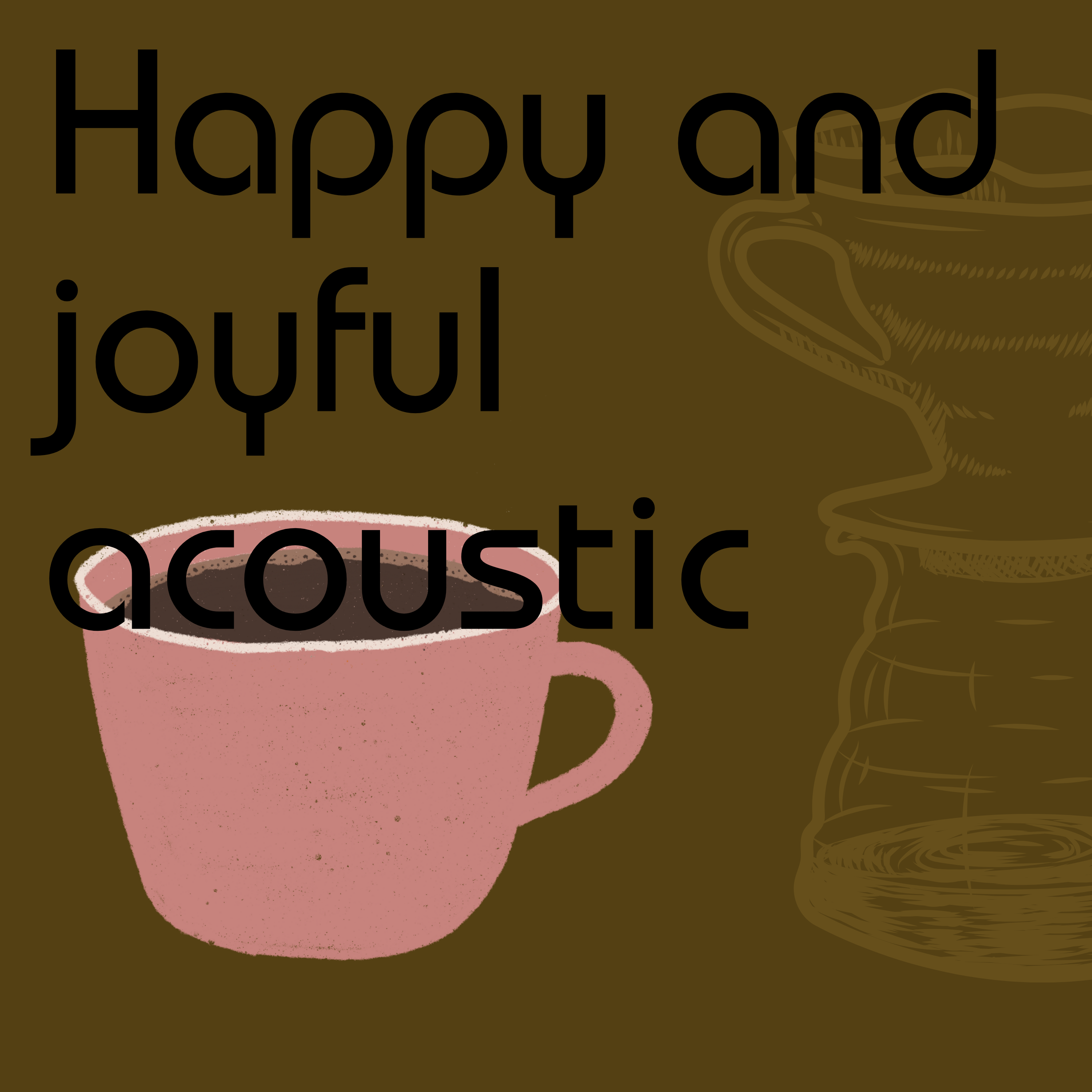 Happy and joyful acoustic artwork