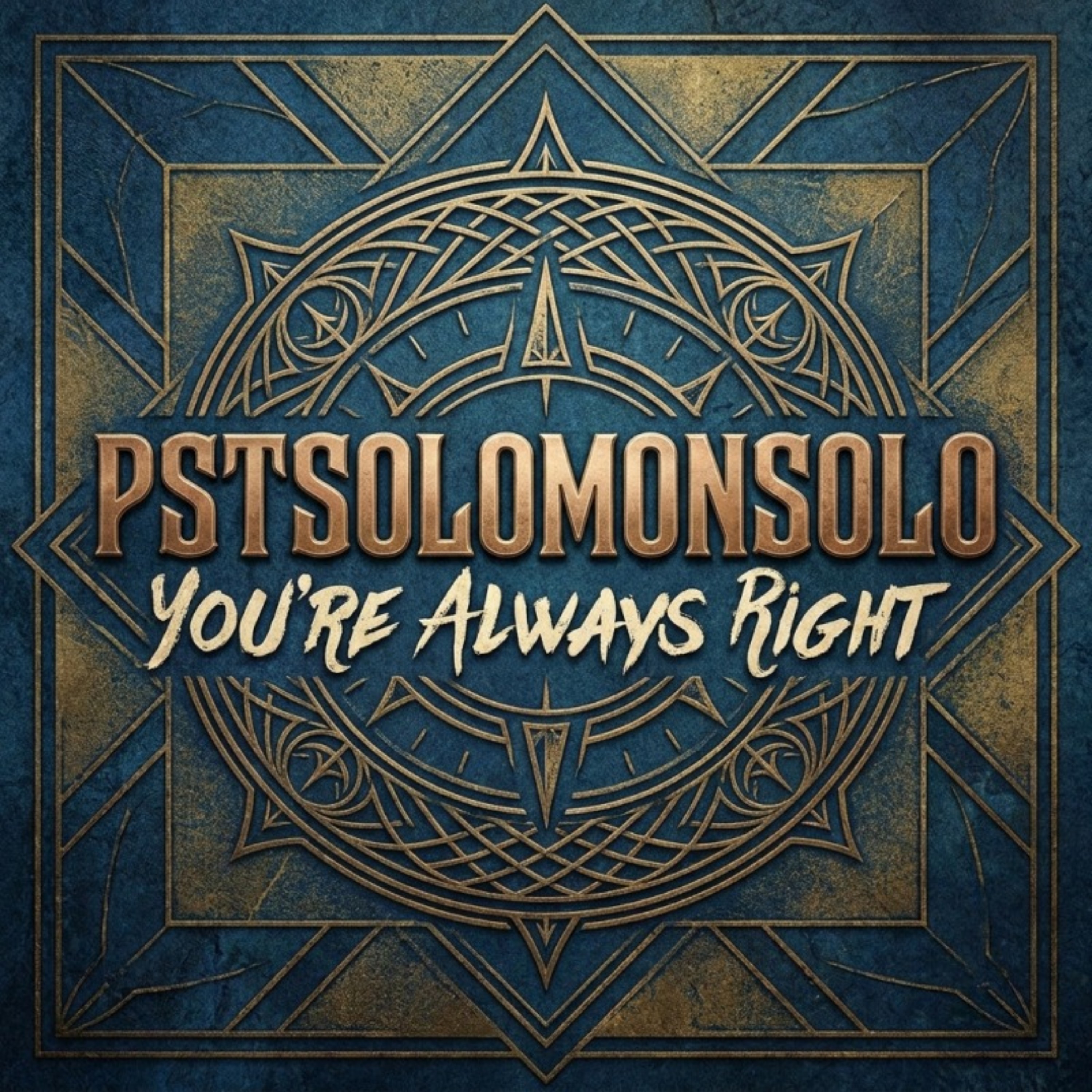 YOU'RE ALWAYS RIGHT by PSTSOLOMONSOLO cover art