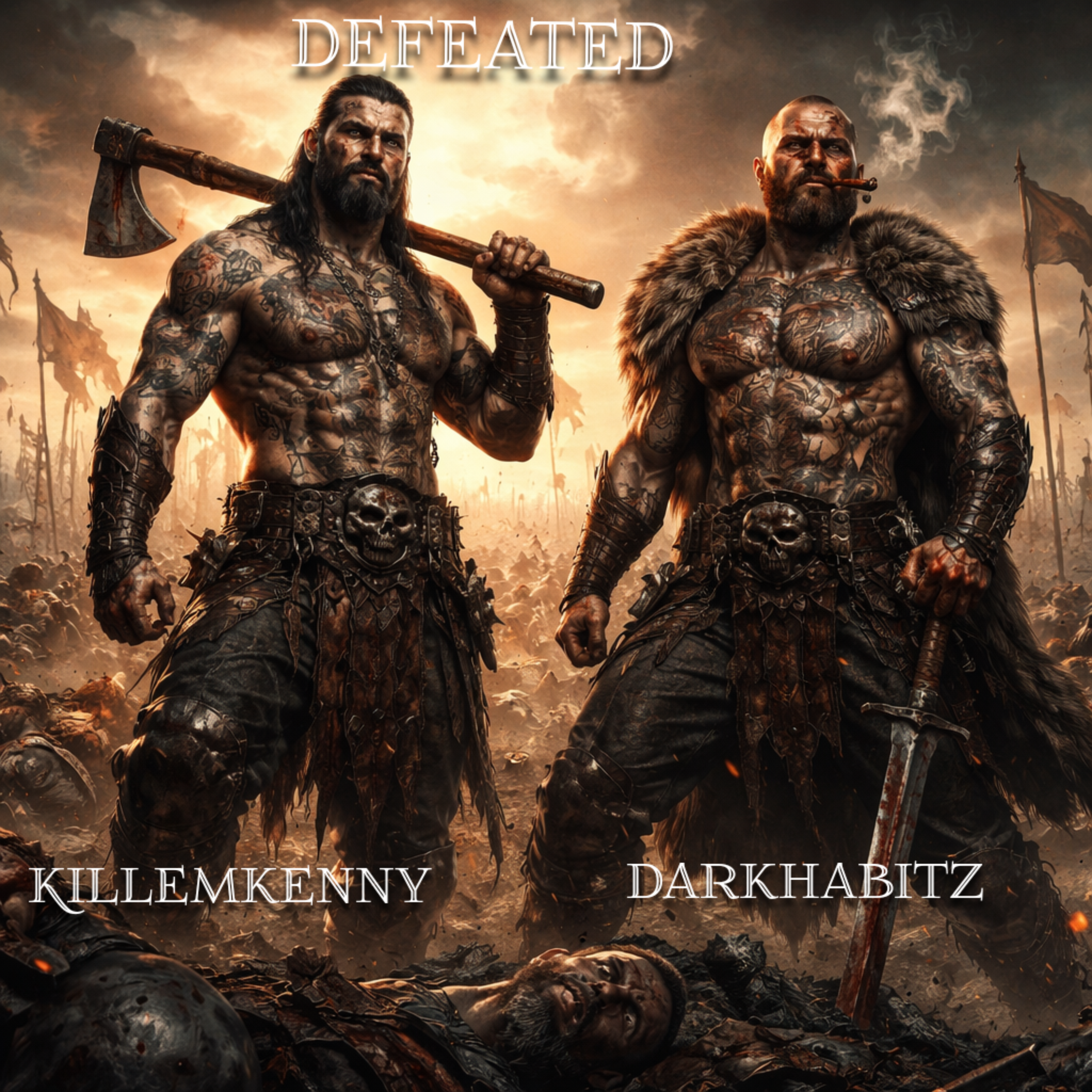 Defeated artwork
