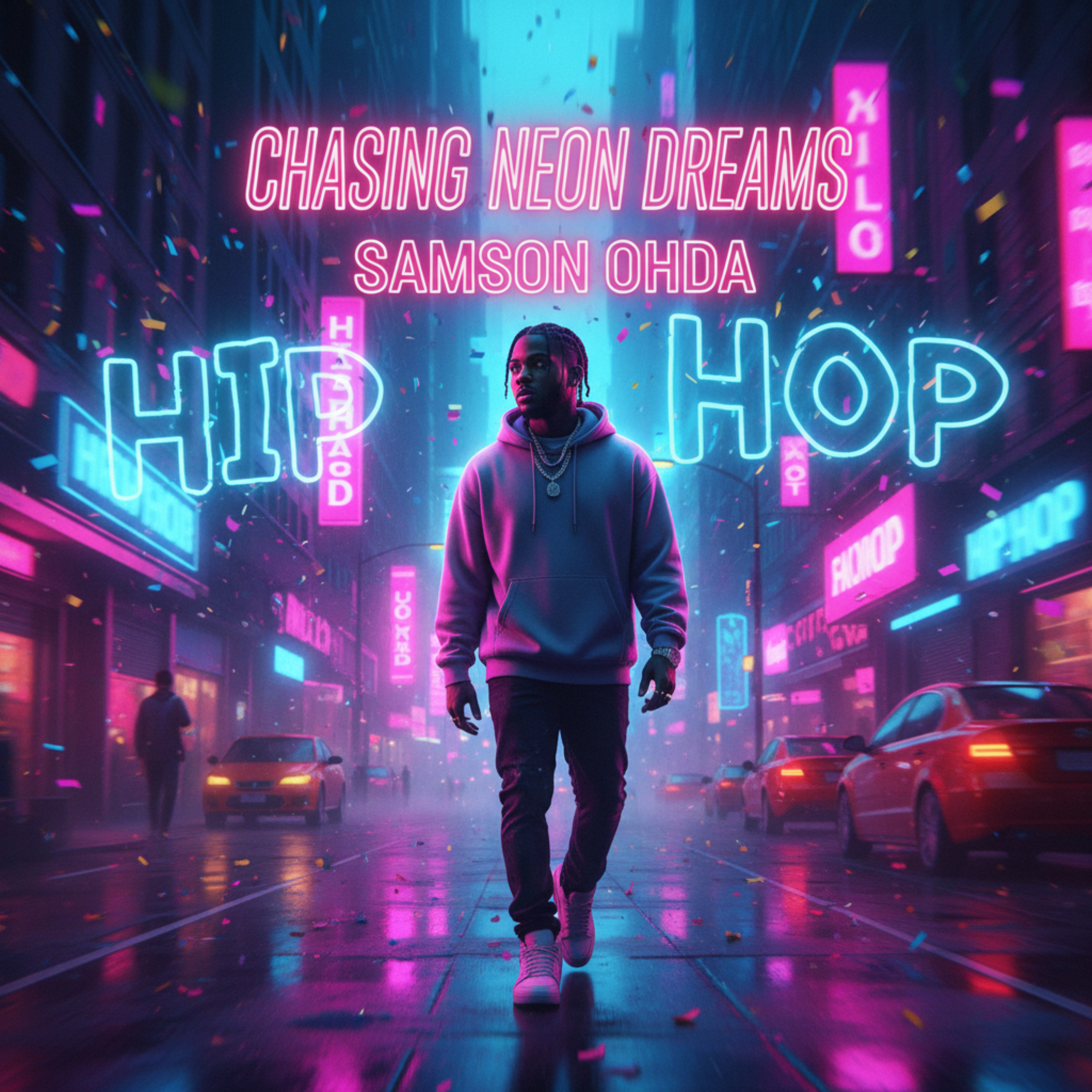 Chasing Neon Dreams by Samson Ohda  cover art
