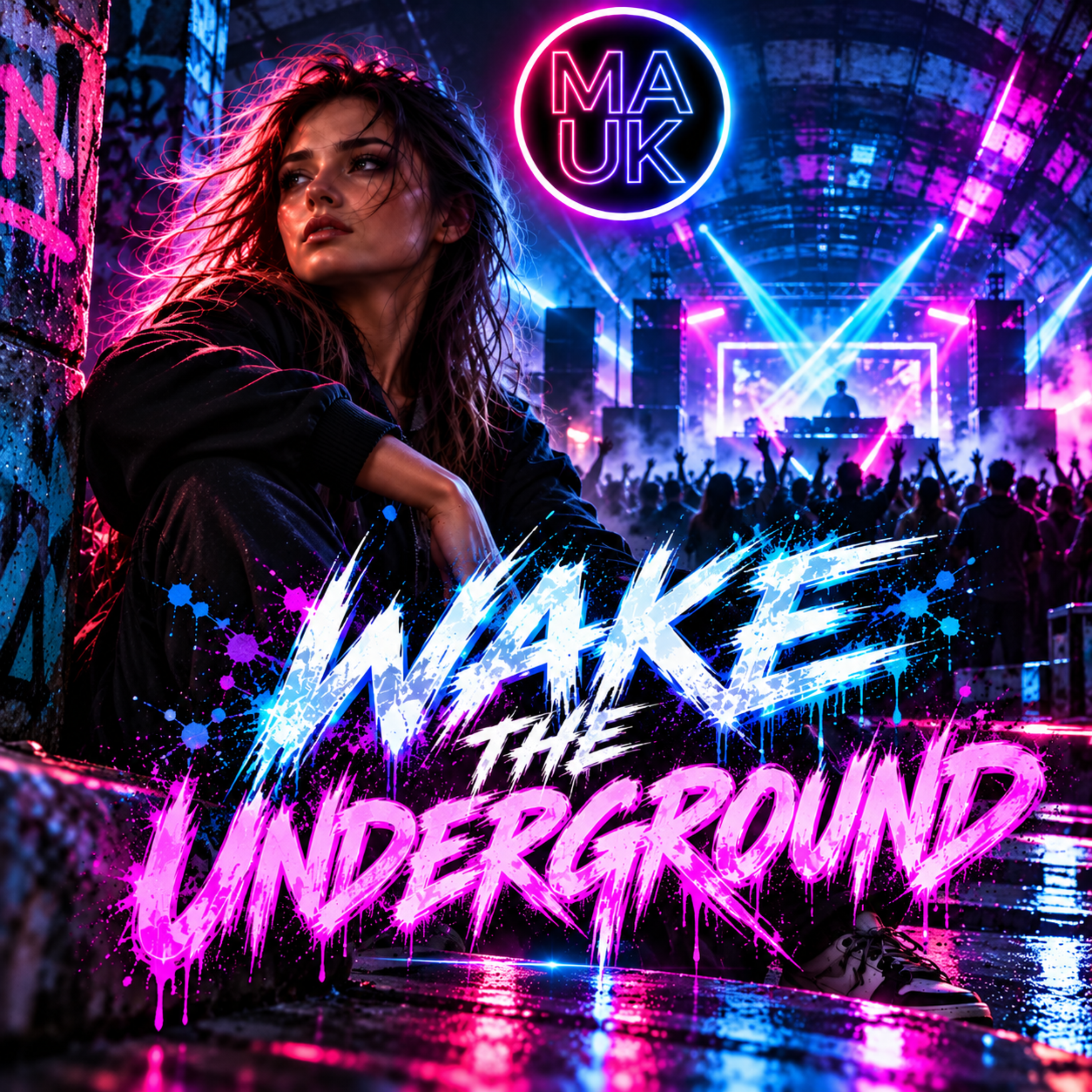 Wake The Underground by MA UK cover art