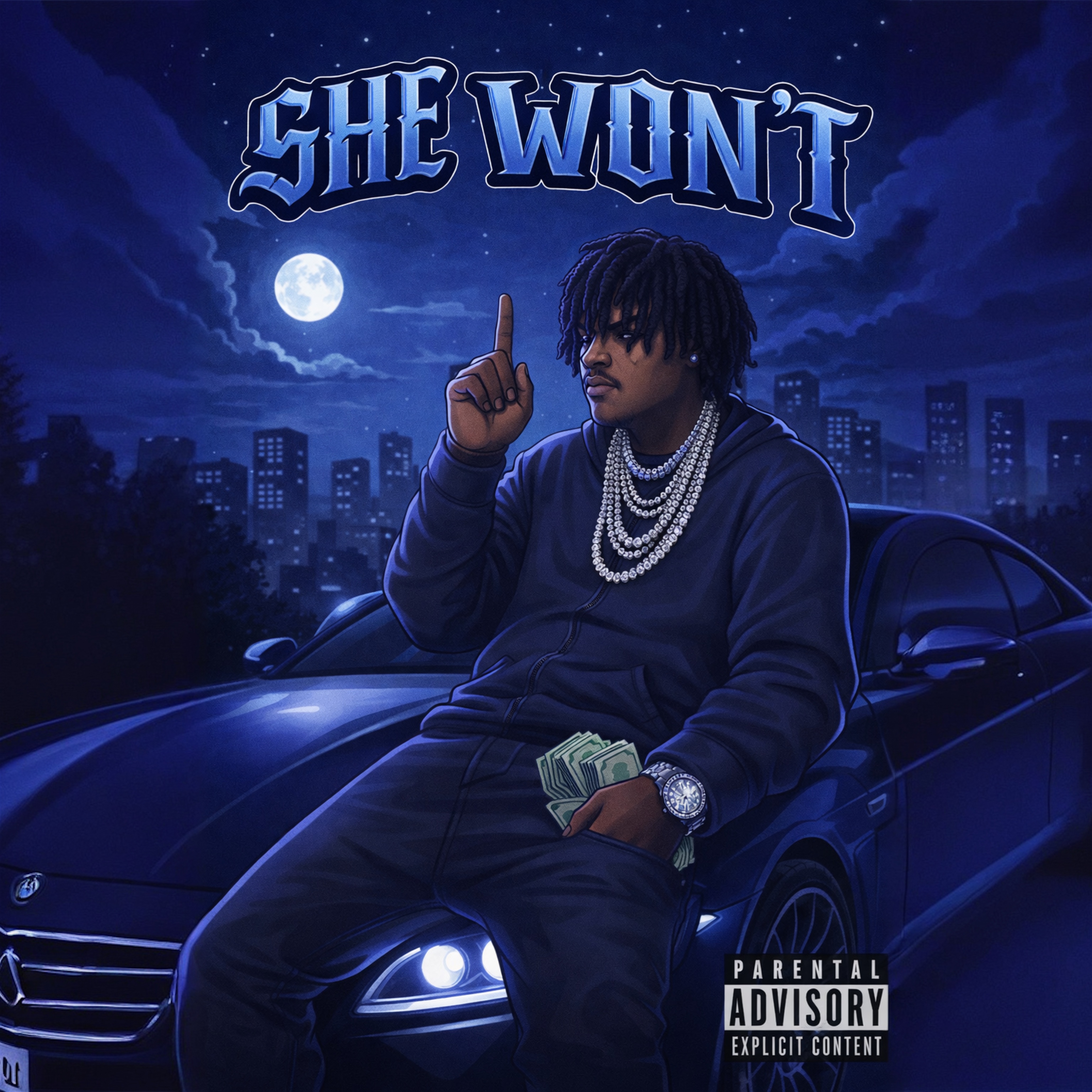 She Won’t artwork