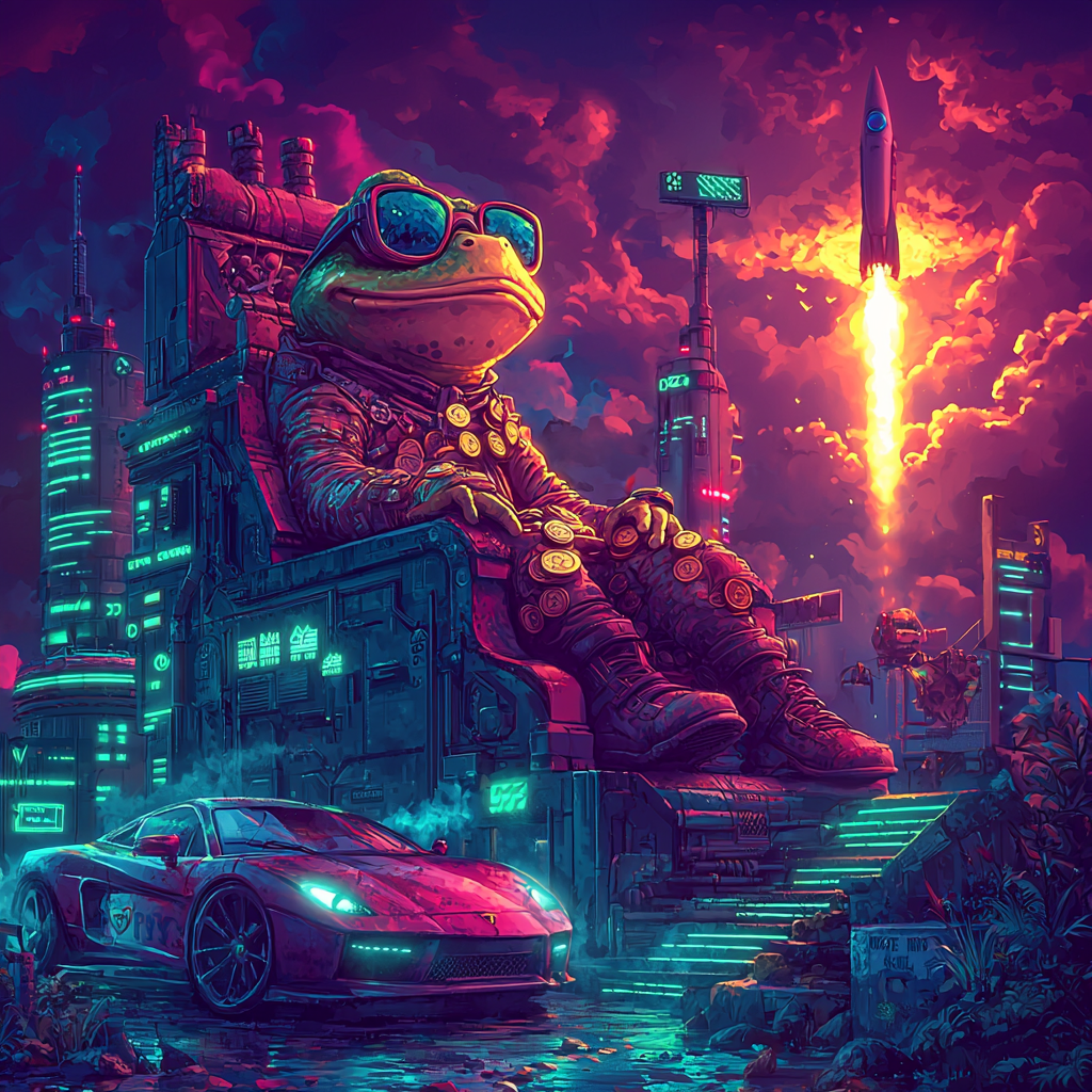 Green Dreams Pepe artwork