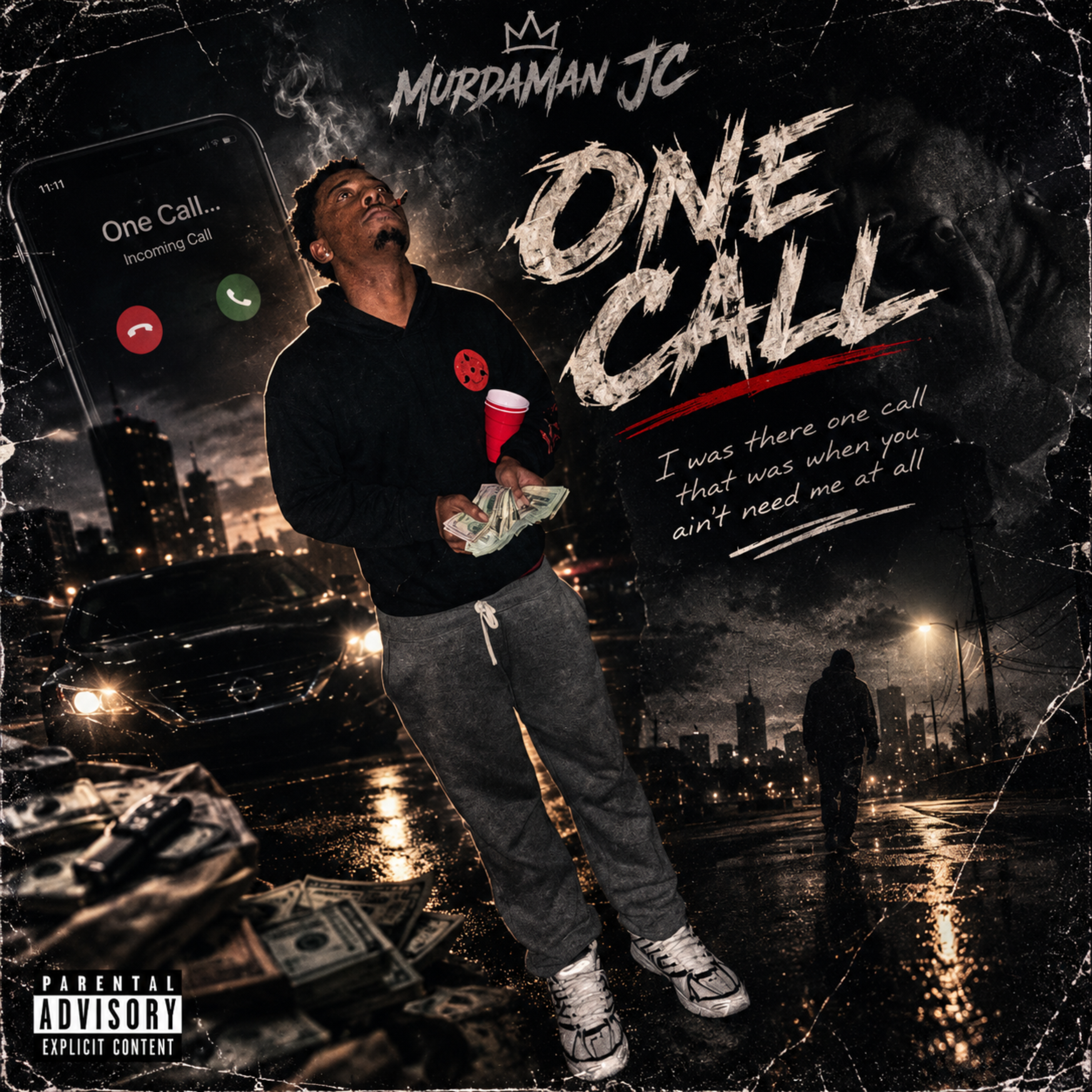 ONE CALL by MurdaMan JC cover art
