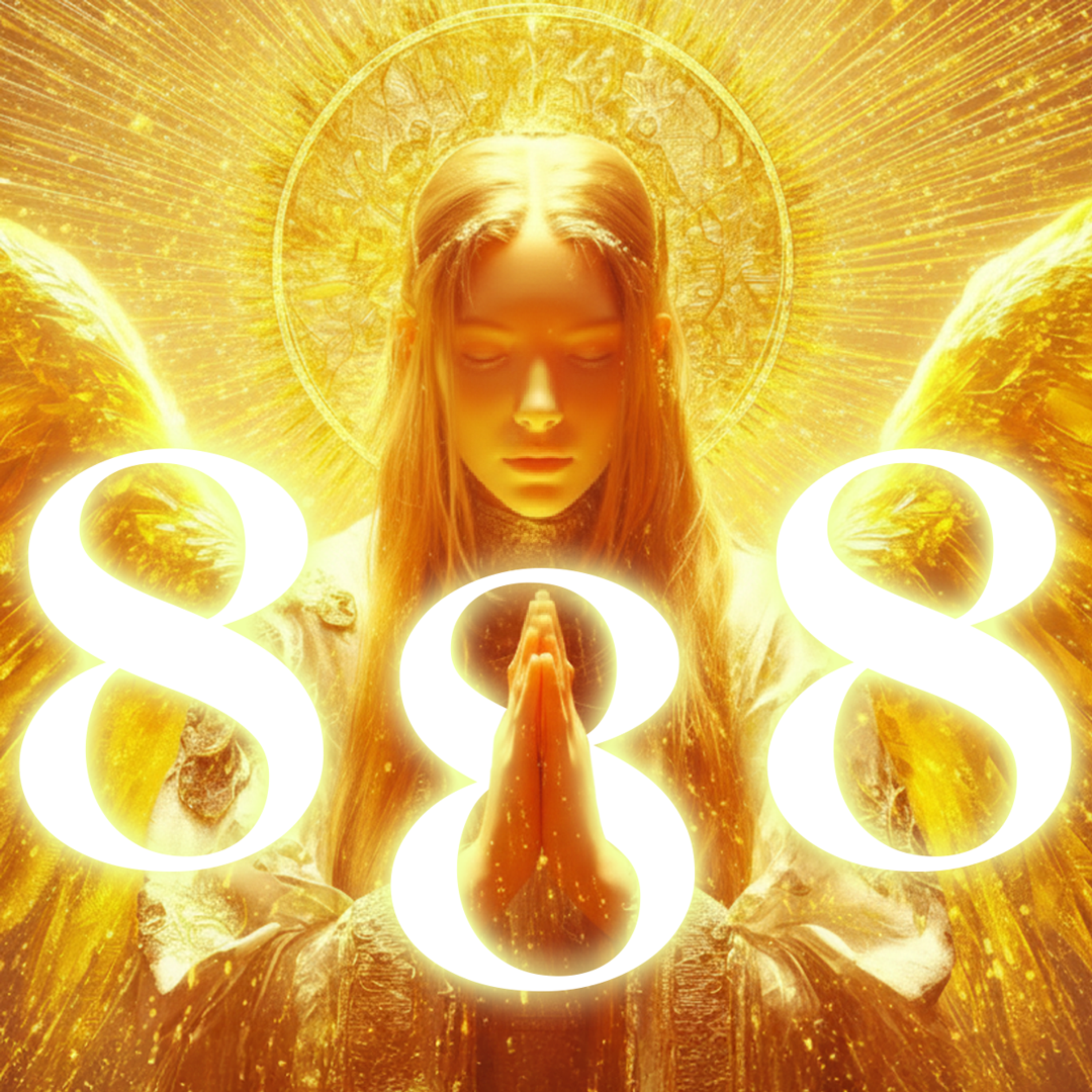 888 Hz Manifest Miracles, Divine Blessings of Wealth artwork