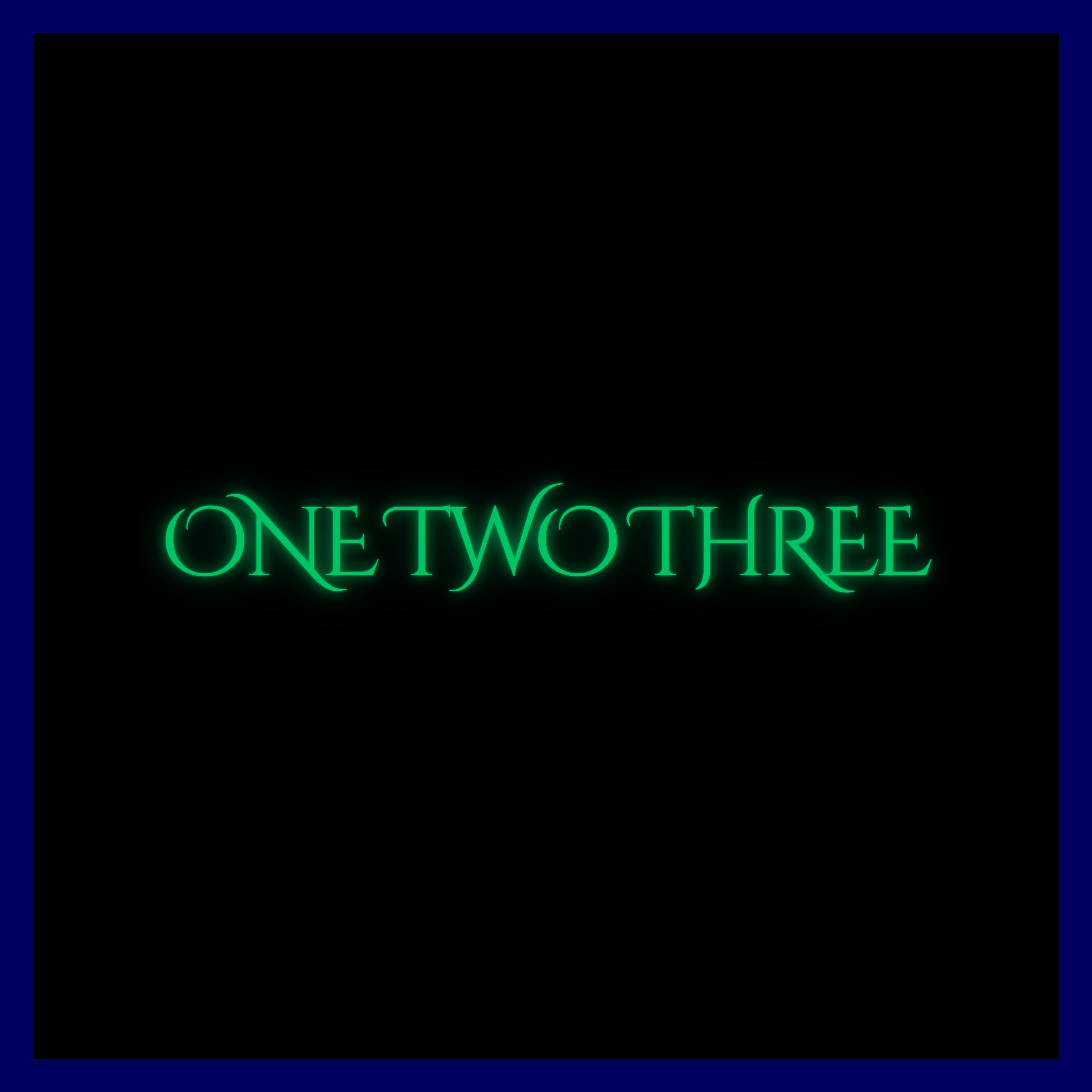 One two three (slowed and reverb) artwork